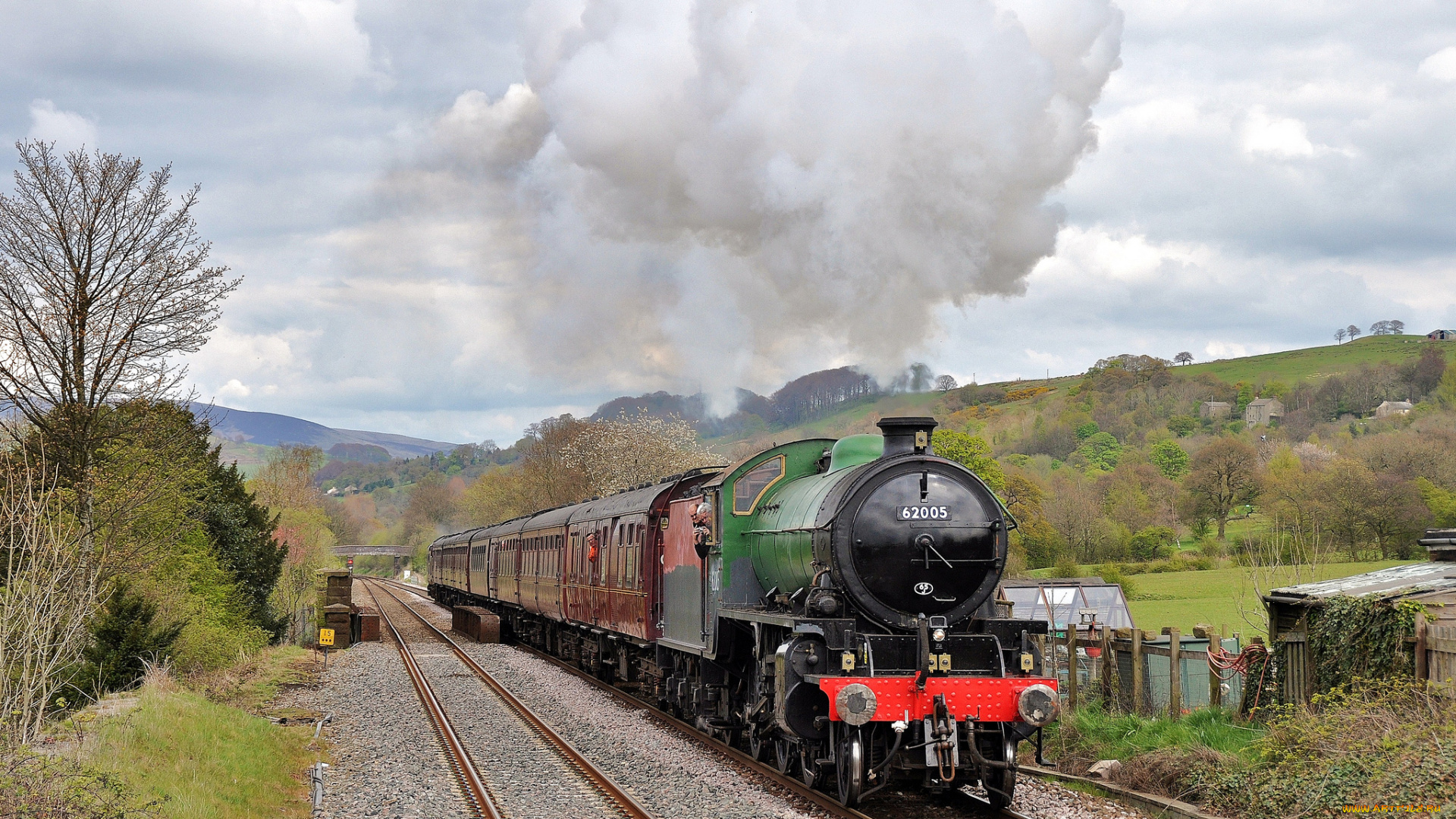 техника, паровозы, паровоз, рельсы, железная, дорога