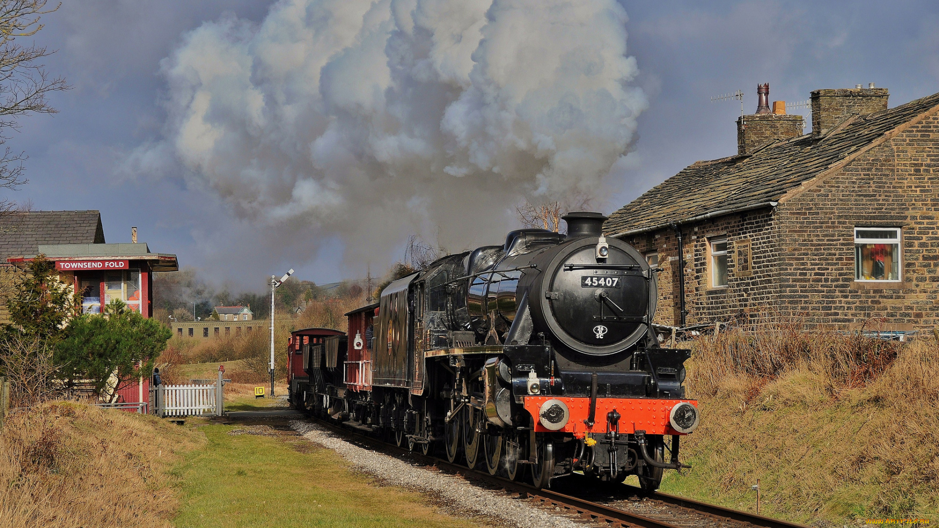 техника, паровозы, паровоз, железная, дорога, рельсы