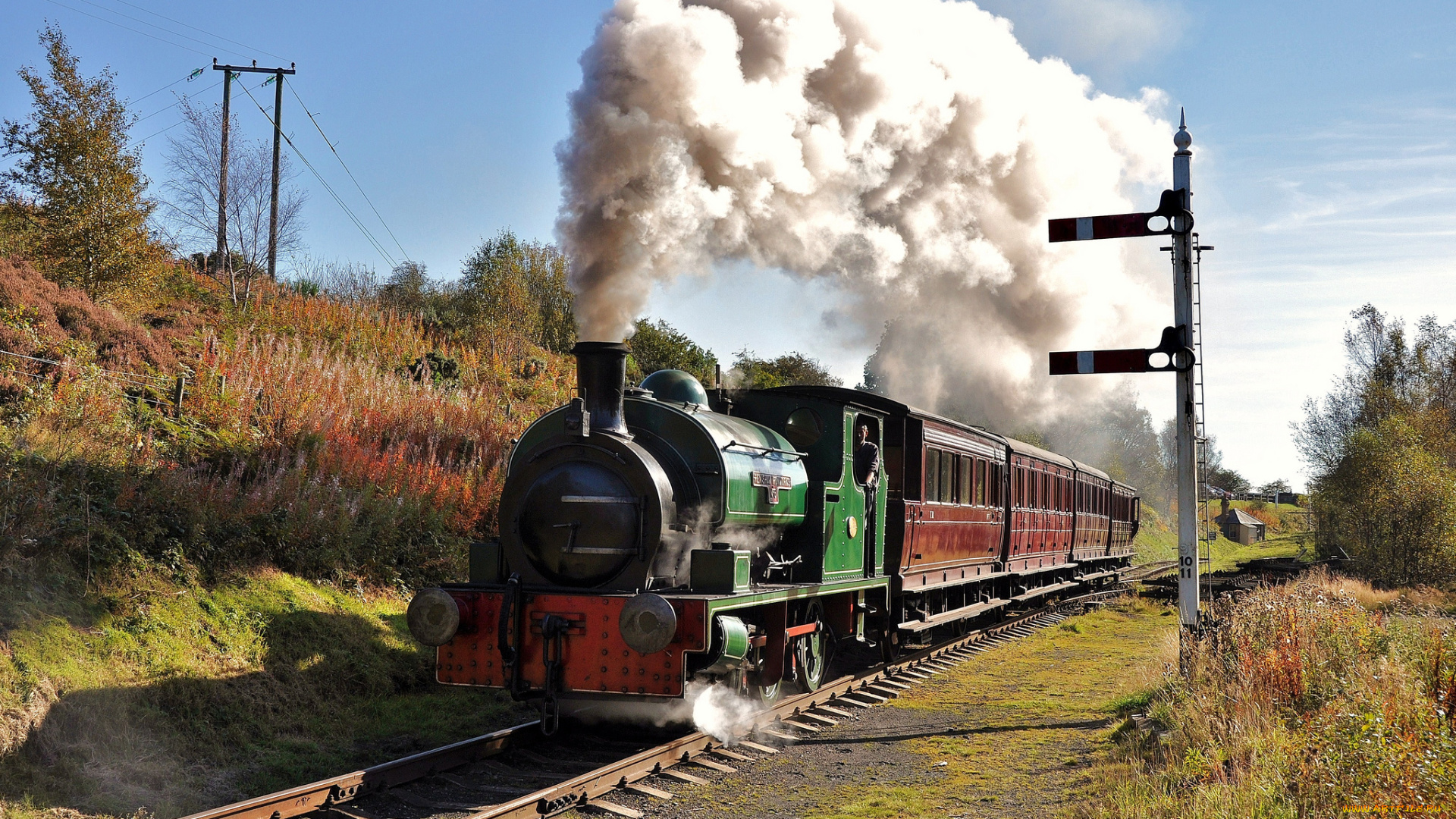 техника, паровозы, рельсы, дорога, паровоз, железная