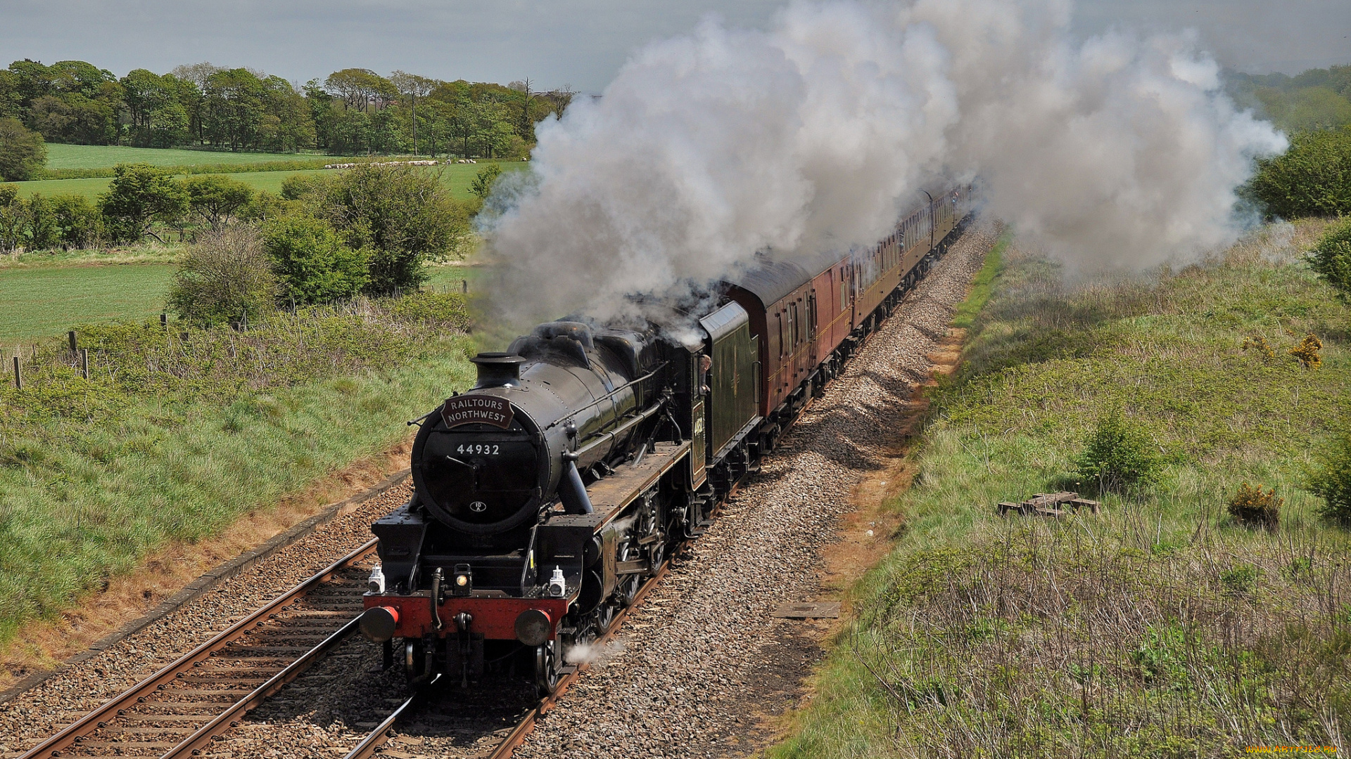 техника, паровозы, рельсы, дорога, железная, паровоз