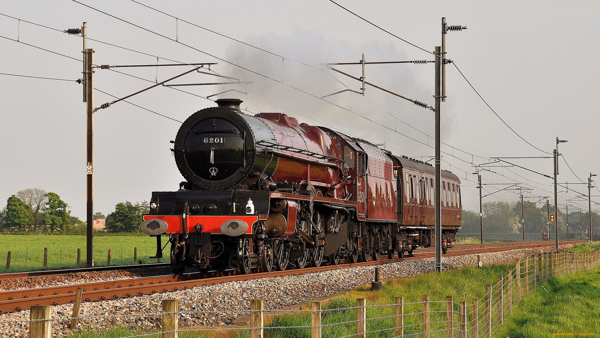 техника, паровозы, рельсы, дорога, железная, паровоз