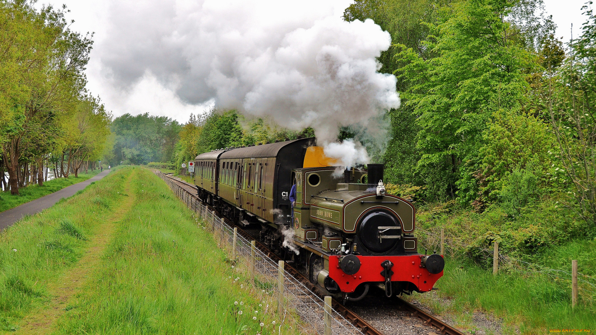 техника, паровозы, рельсы, дорога, железная, паровоз