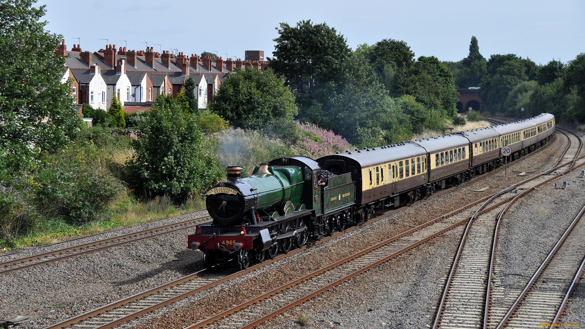 техника, паровозы, железная, дорога, рельсы, паровоз
