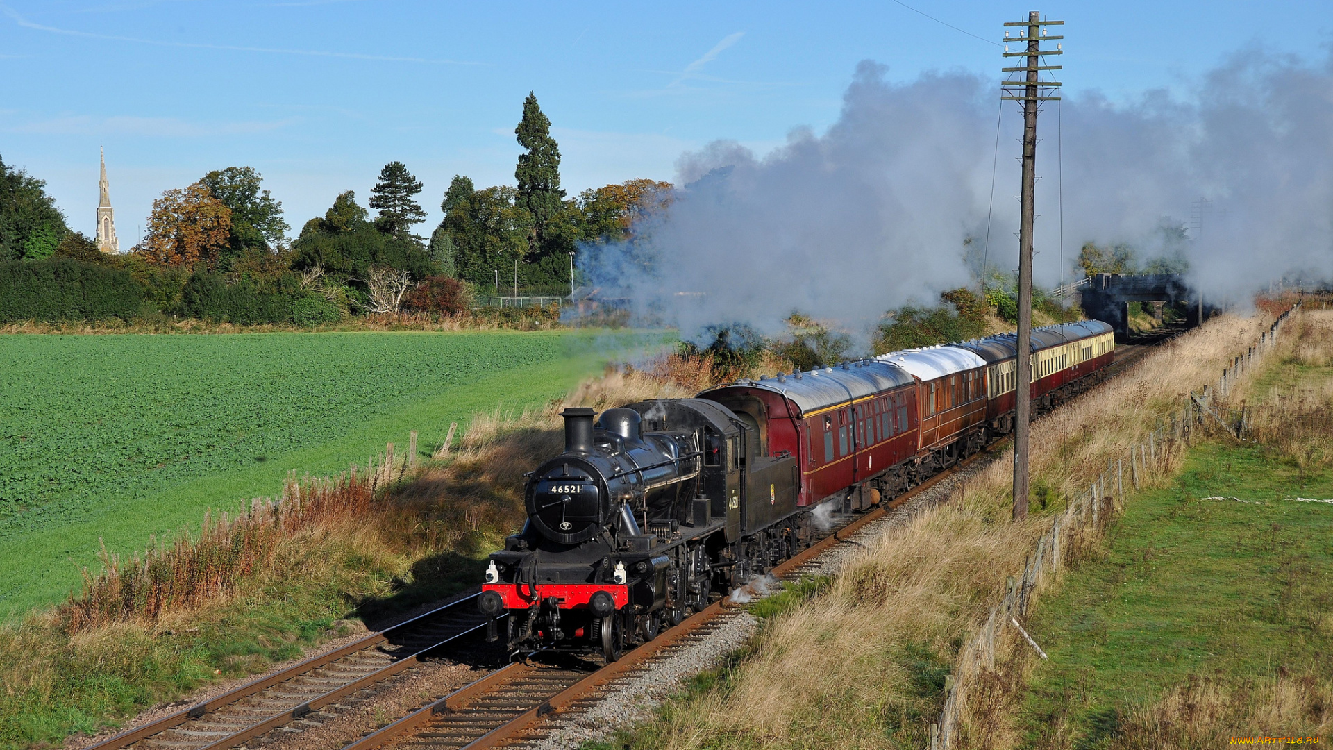 техника, паровозы, железная, паровоз, рельсы, дорога