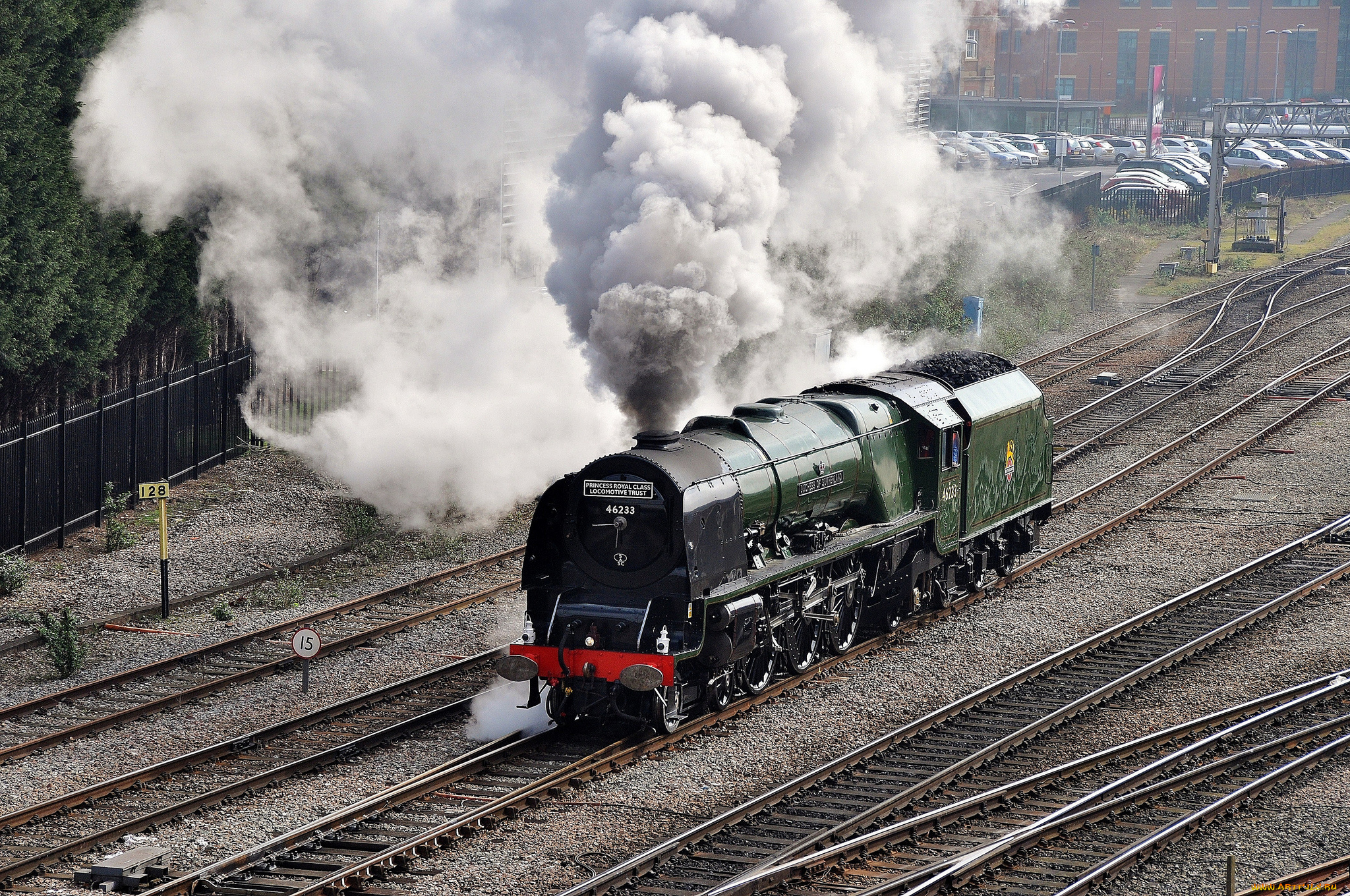 техника, паровозы, паровоз, дорога, рельсы, железная