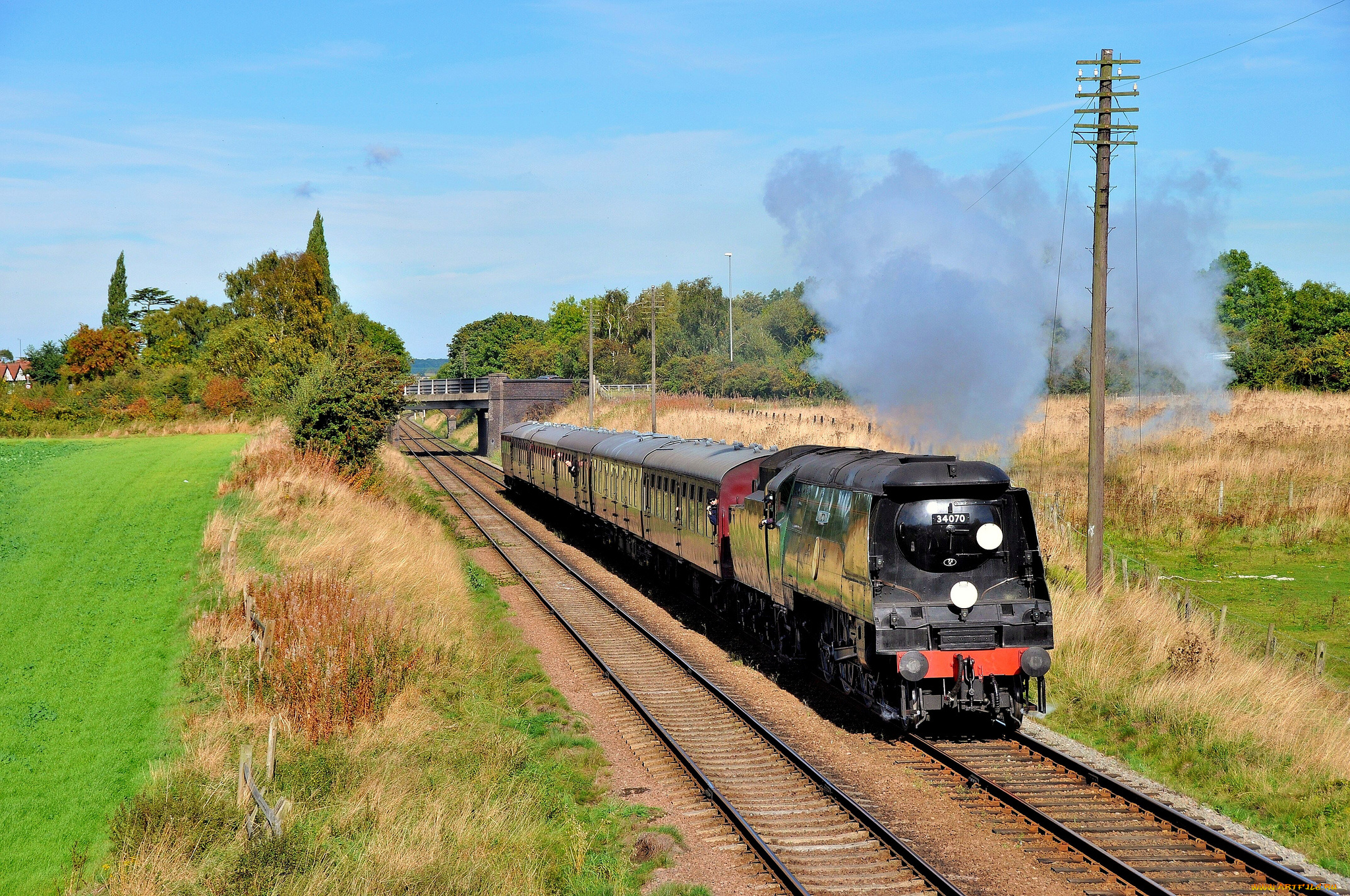 техника, паровозы, железная, паровоз, рельсы, дорога