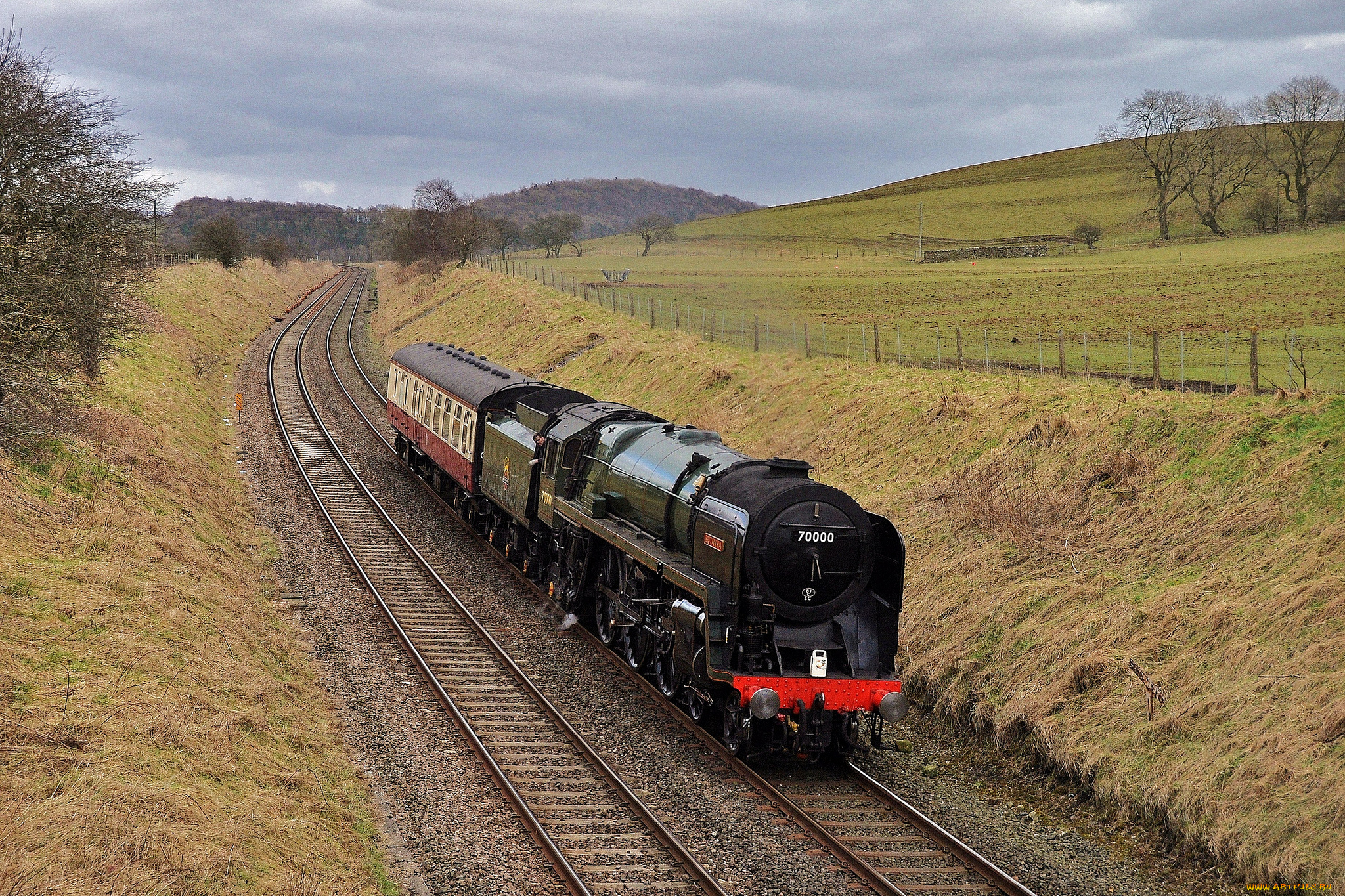 техника, паровозы, паровоз, дорога, рельсы, железная