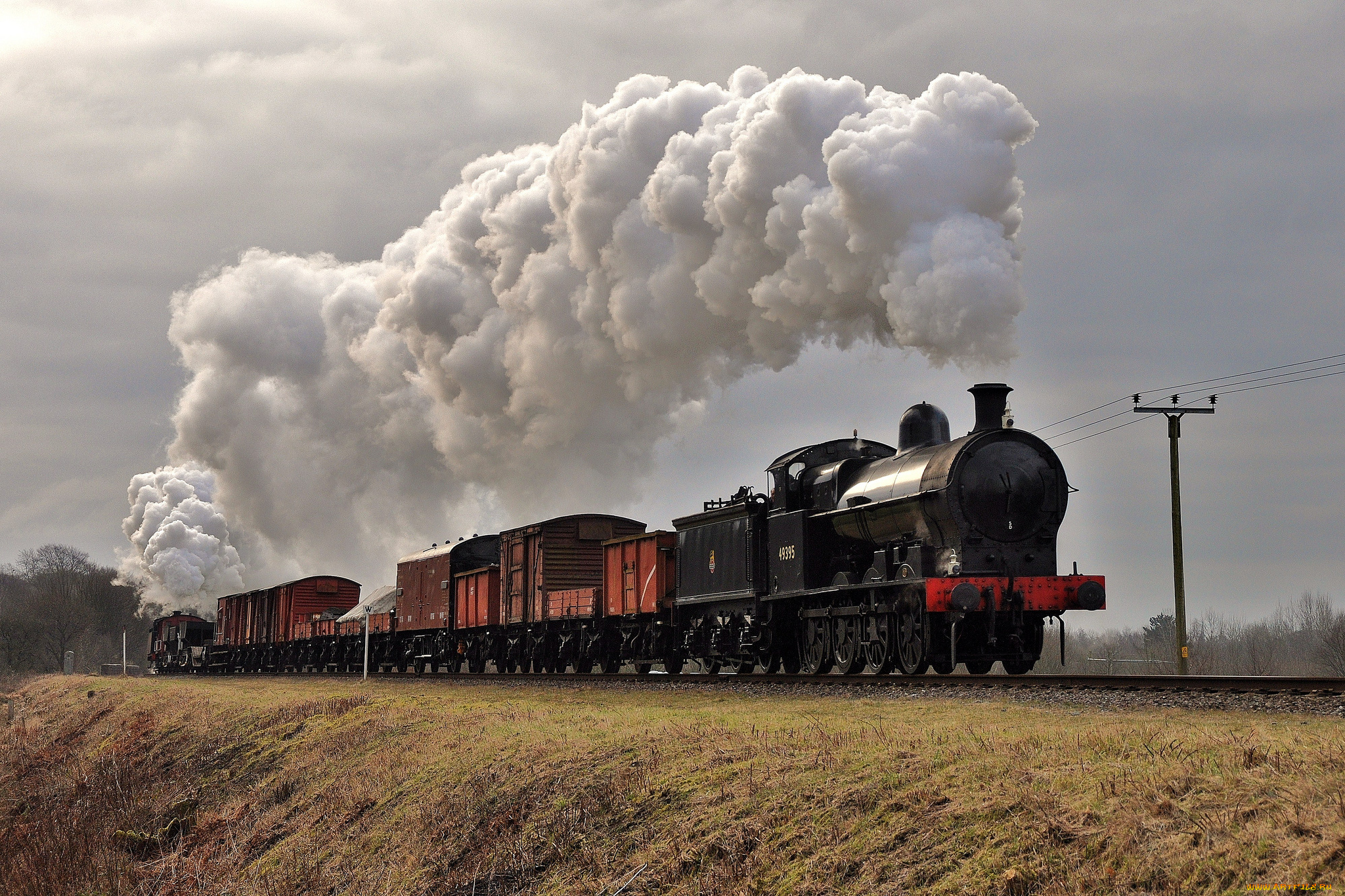 техника, паровозы, паровоз, рельсы, дорога, железная