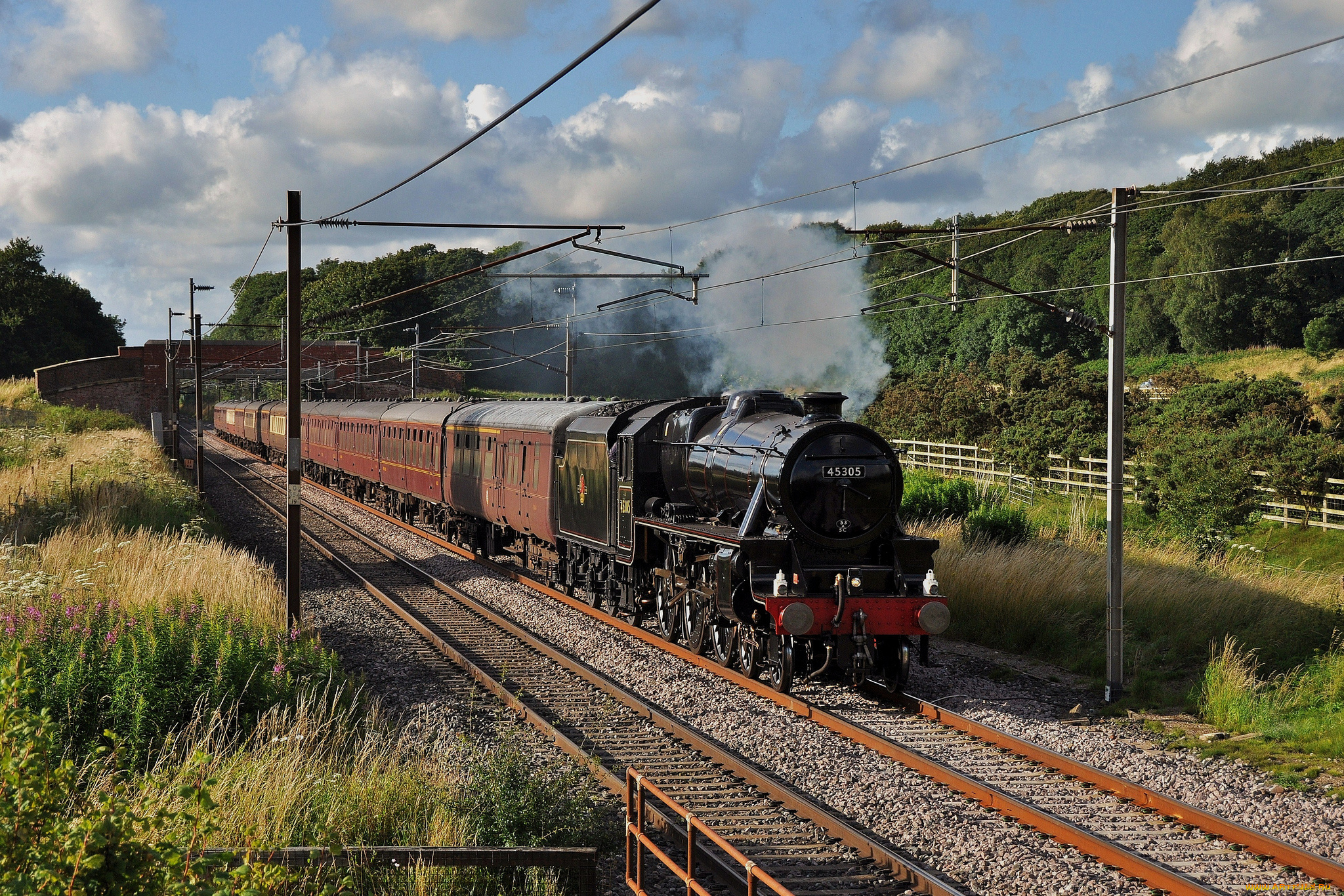 техника, паровозы, паровоз, рельсы, дорога, железная