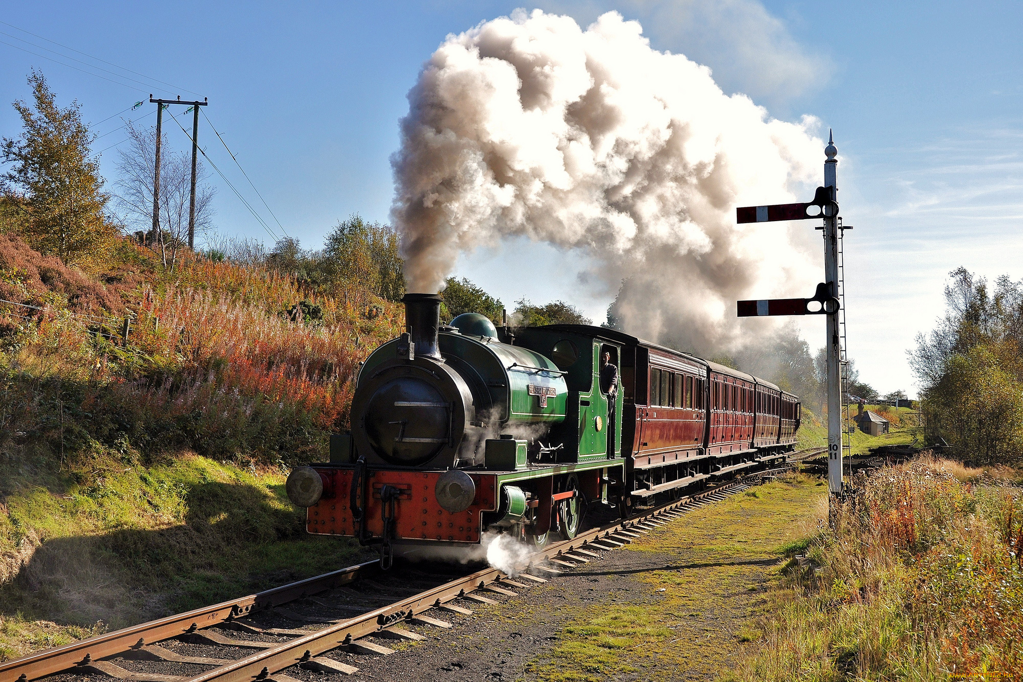 техника, паровозы, рельсы, дорога, паровоз, железная