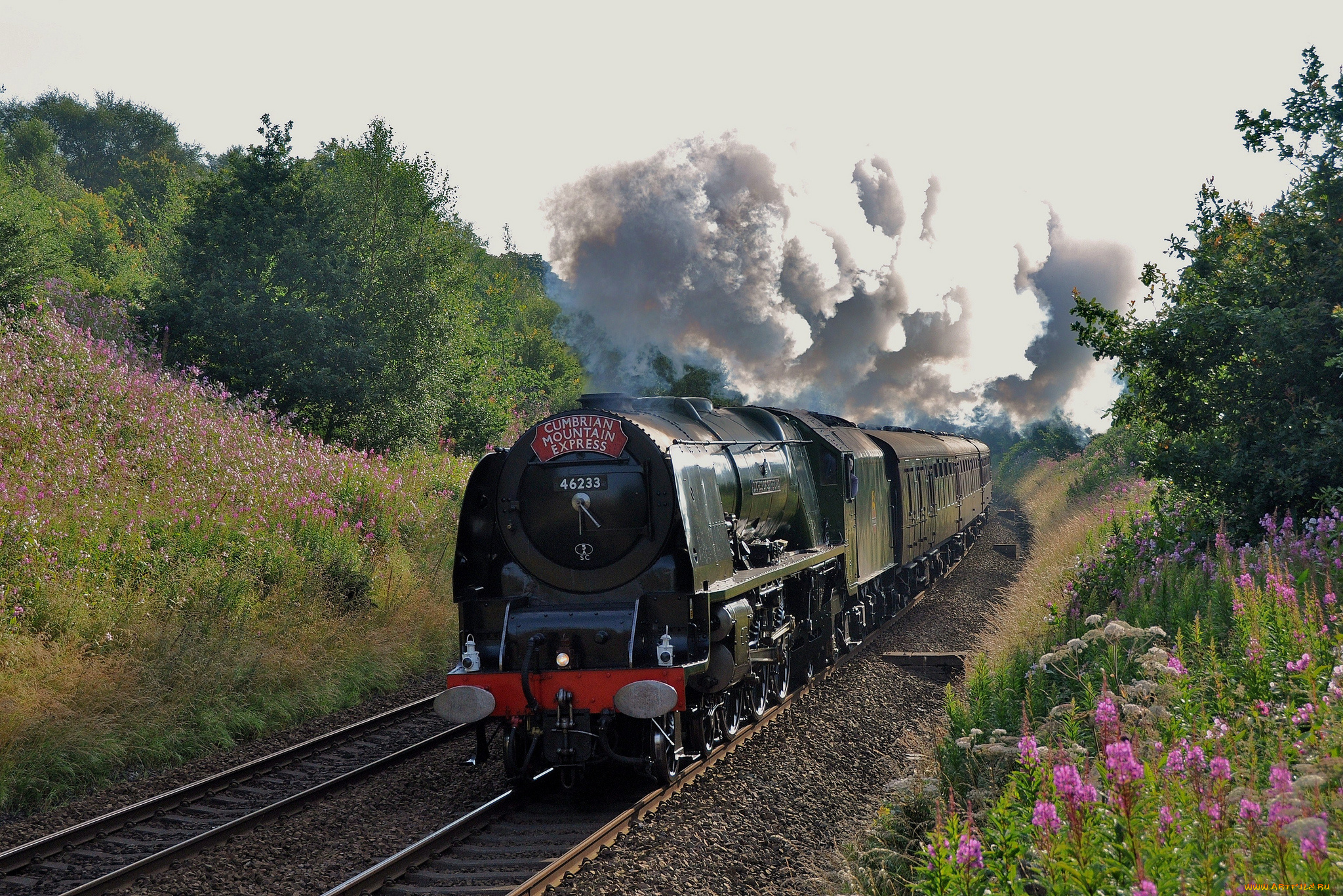 техника, паровозы, рельсы, дорога, железная, паровоз