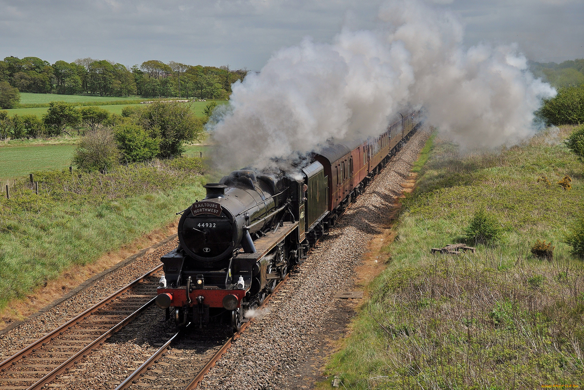 техника, паровозы, рельсы, дорога, железная, паровоз