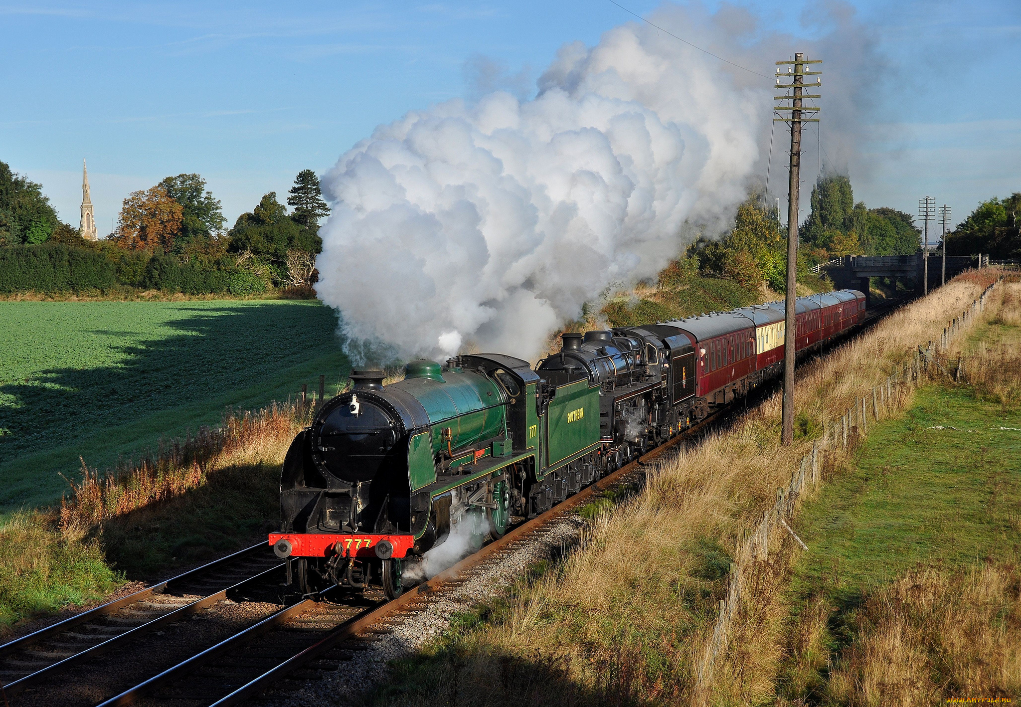 техника, паровозы, рельсы, паровоз, дорога, железная
