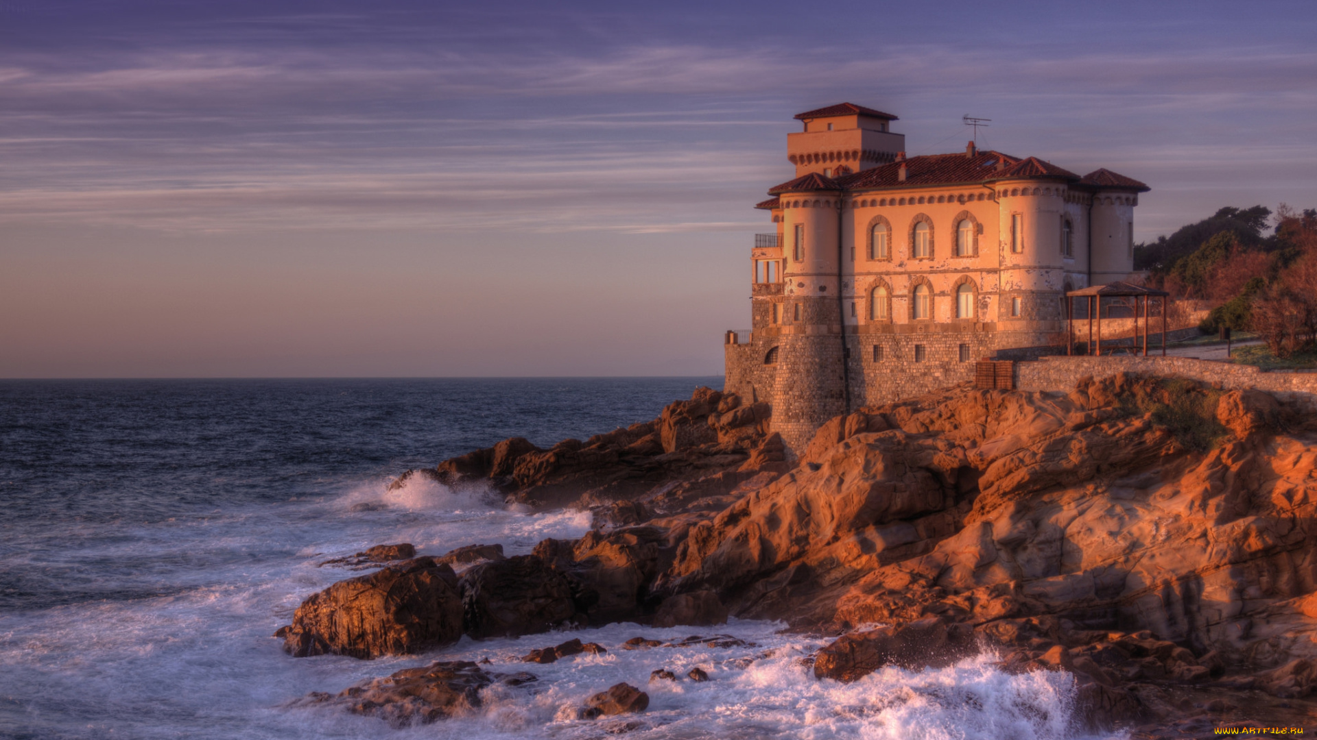 города, -, пейзажи, побережье