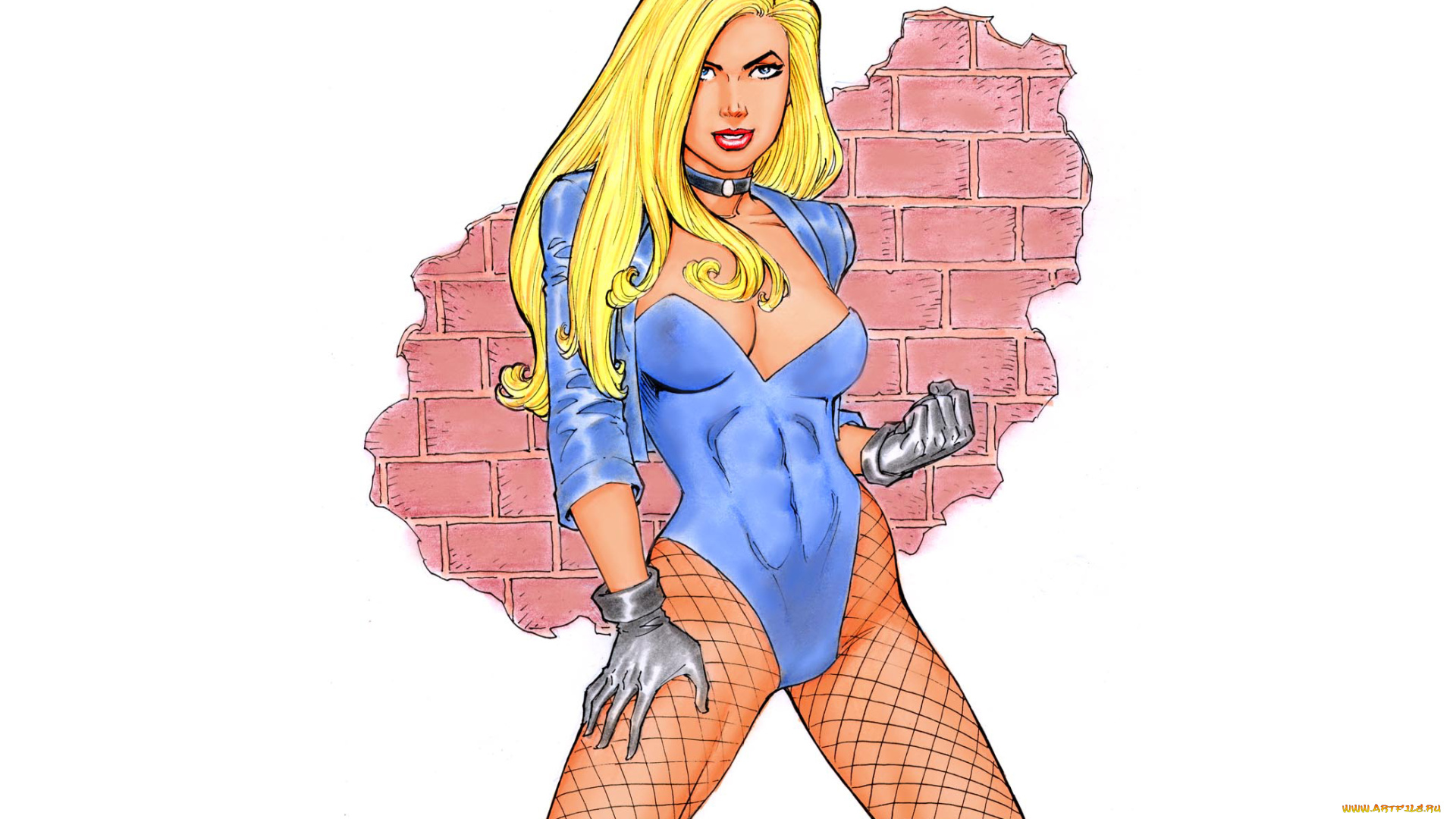 рисованное, люди, взгляд, девушка, фон