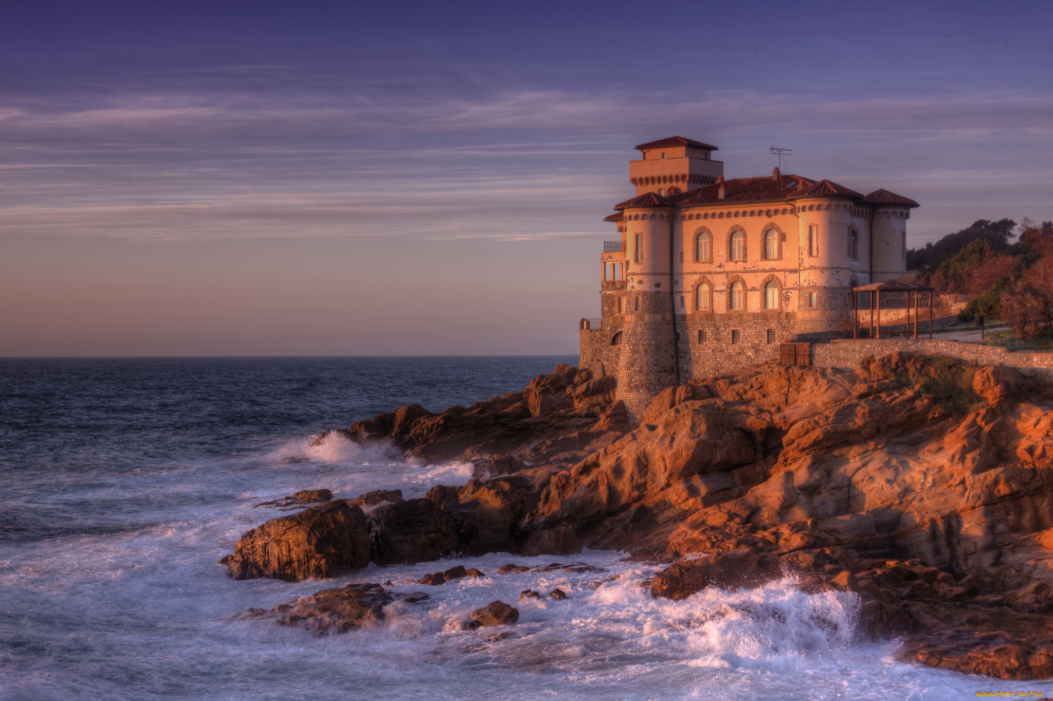 города, -, пейзажи, побережье