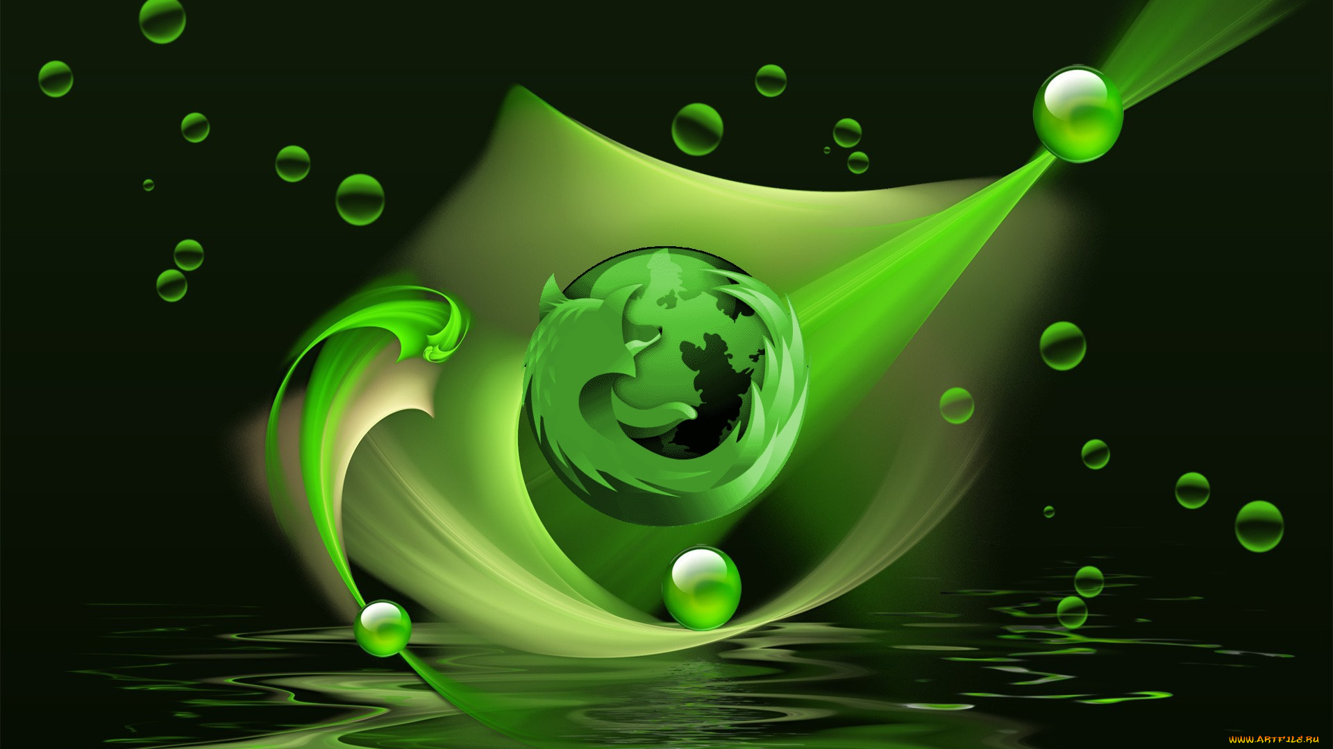 компьютеры, mozilla, firefox, логотип, фон