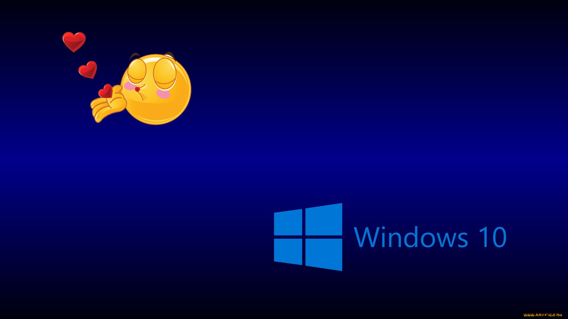 компьютеры, windows, , 10, фон, логотип
