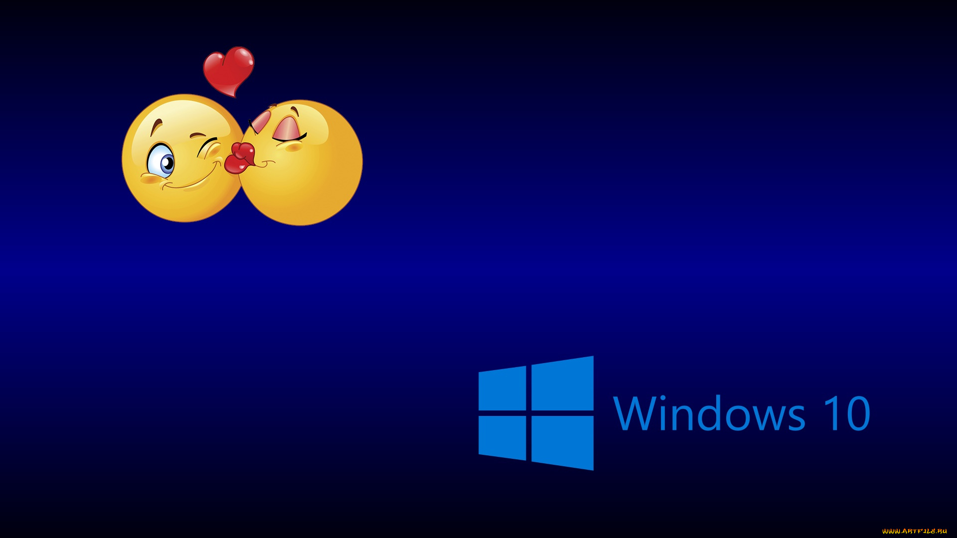 компьютеры, windows, , 10, фон, логотип