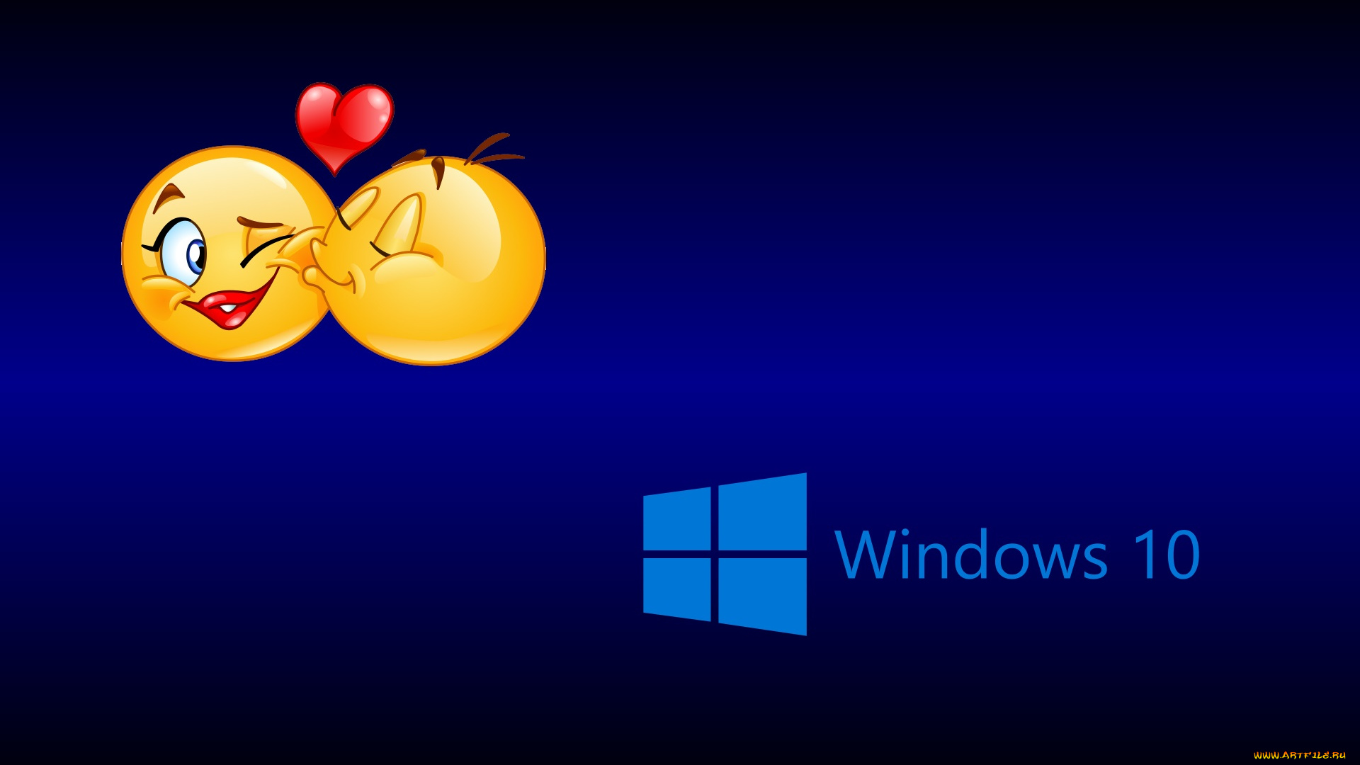 компьютеры, windows, , 10, фон, логотип