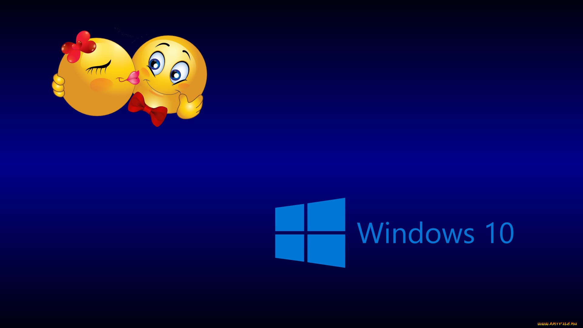 компьютеры, windows, , 10, логотип, фон