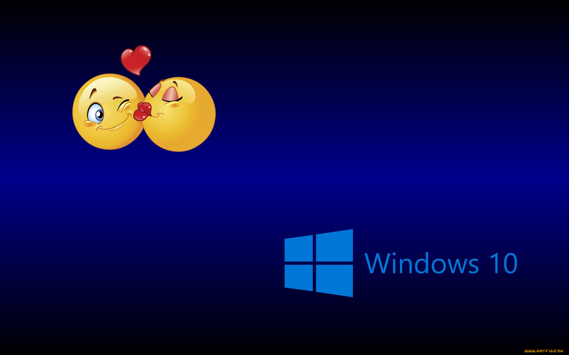 компьютеры, windows, , 10, фон, логотип