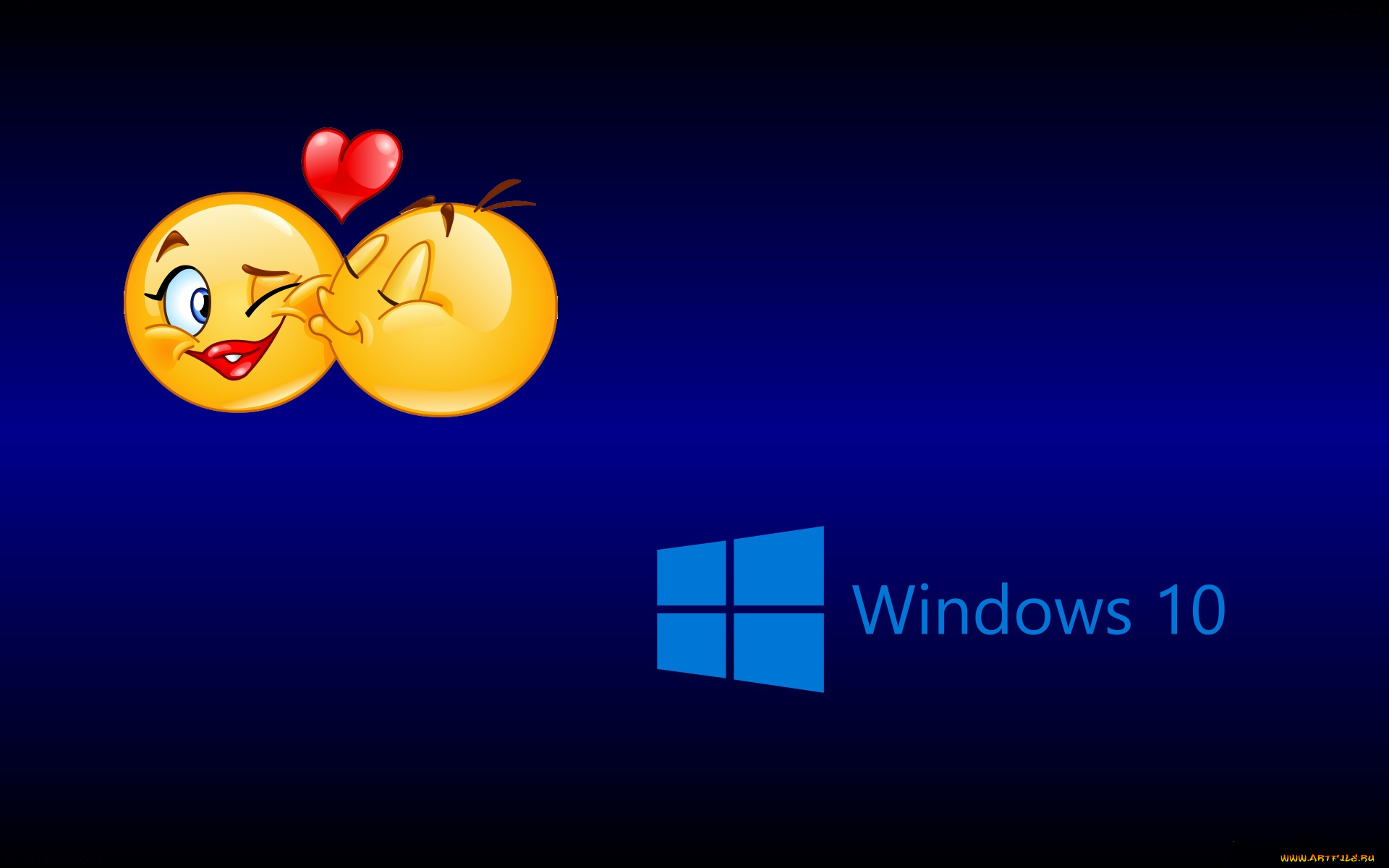 компьютеры, windows, , 10, фон, логотип