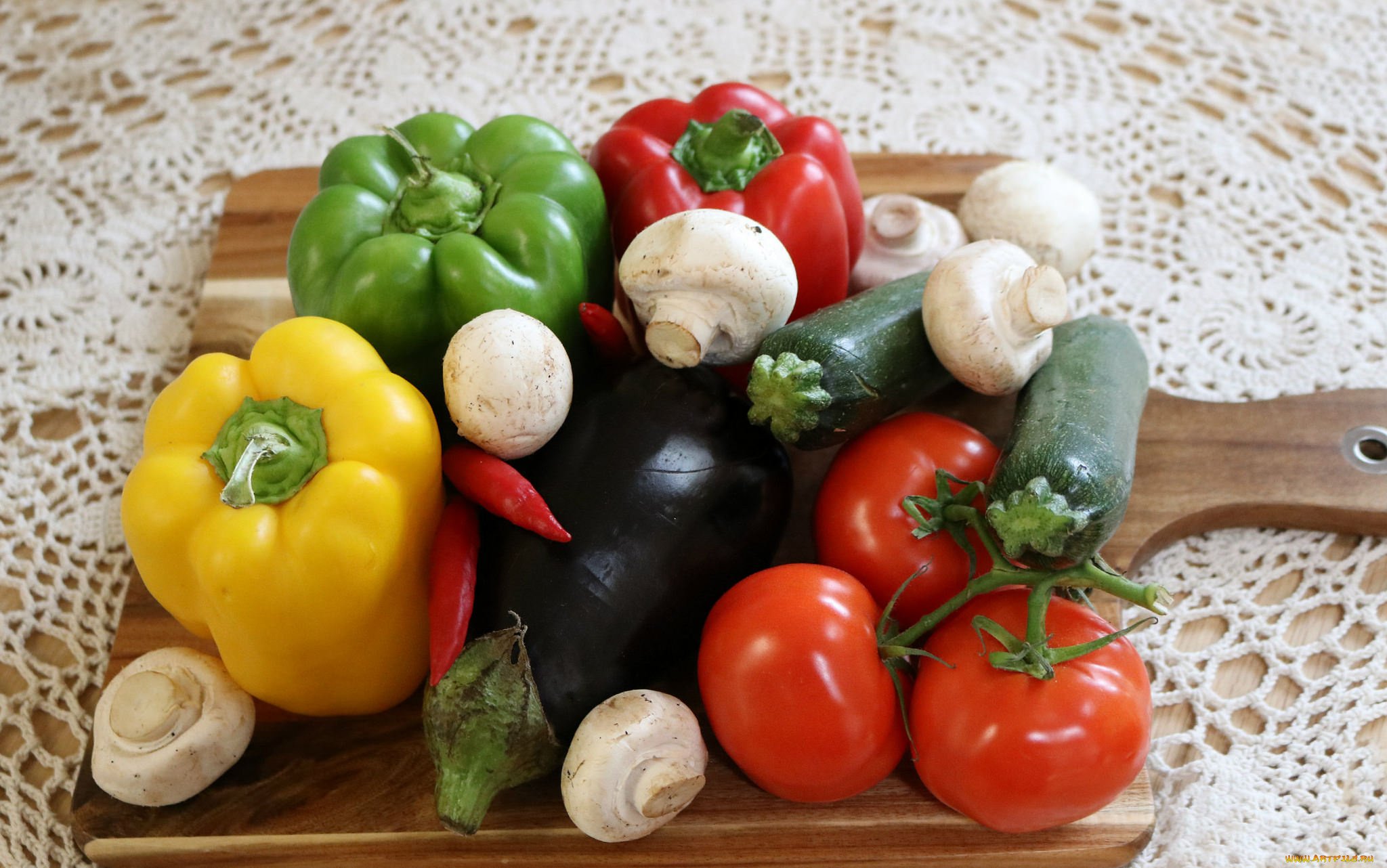 еда, перец, перчики, томаты, помидоры