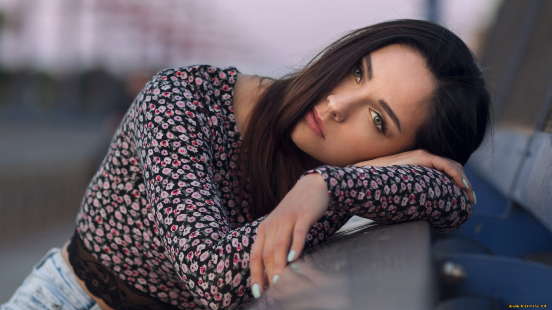 девушка, девушки, -unsort, , брюнетки, темноволосые, модель