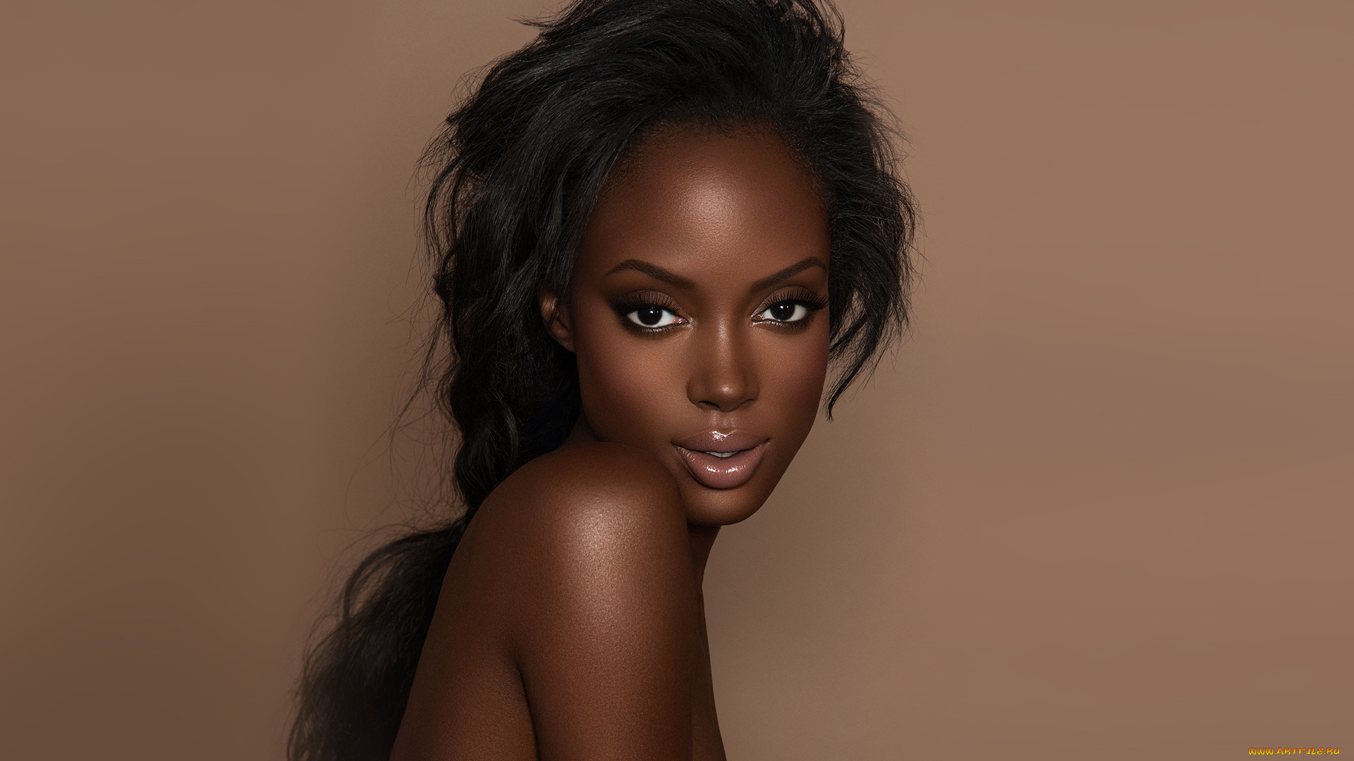 девушки, -unsort, , темнокожие, модель, портрет, лицо, причёска, макияж, мулатка, девушка, брюнетка