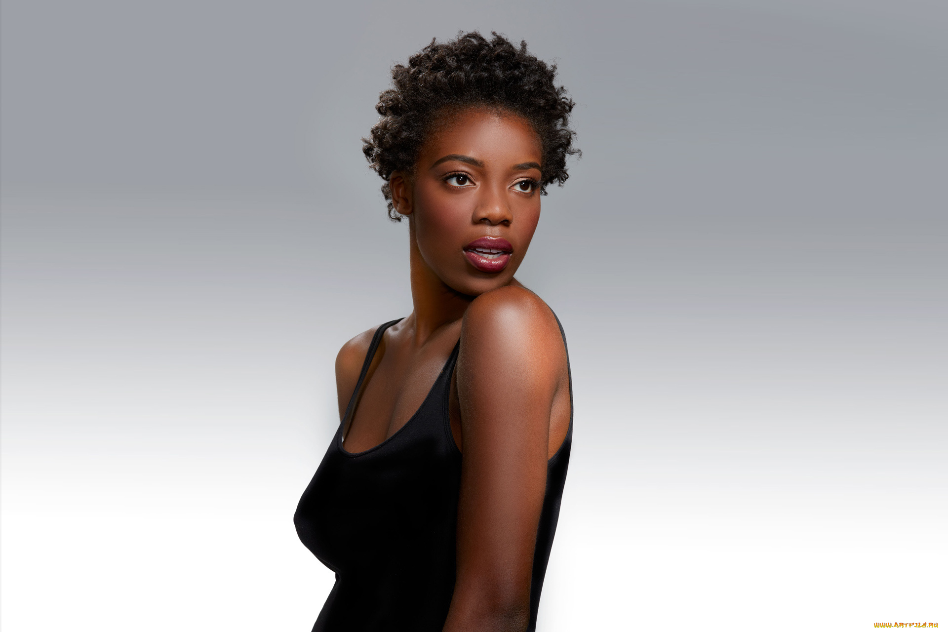 девушки, -unsort, , темнокожие, мулатка, портрет, девушка, лицо, брюнетка, причёска, макияж, модель