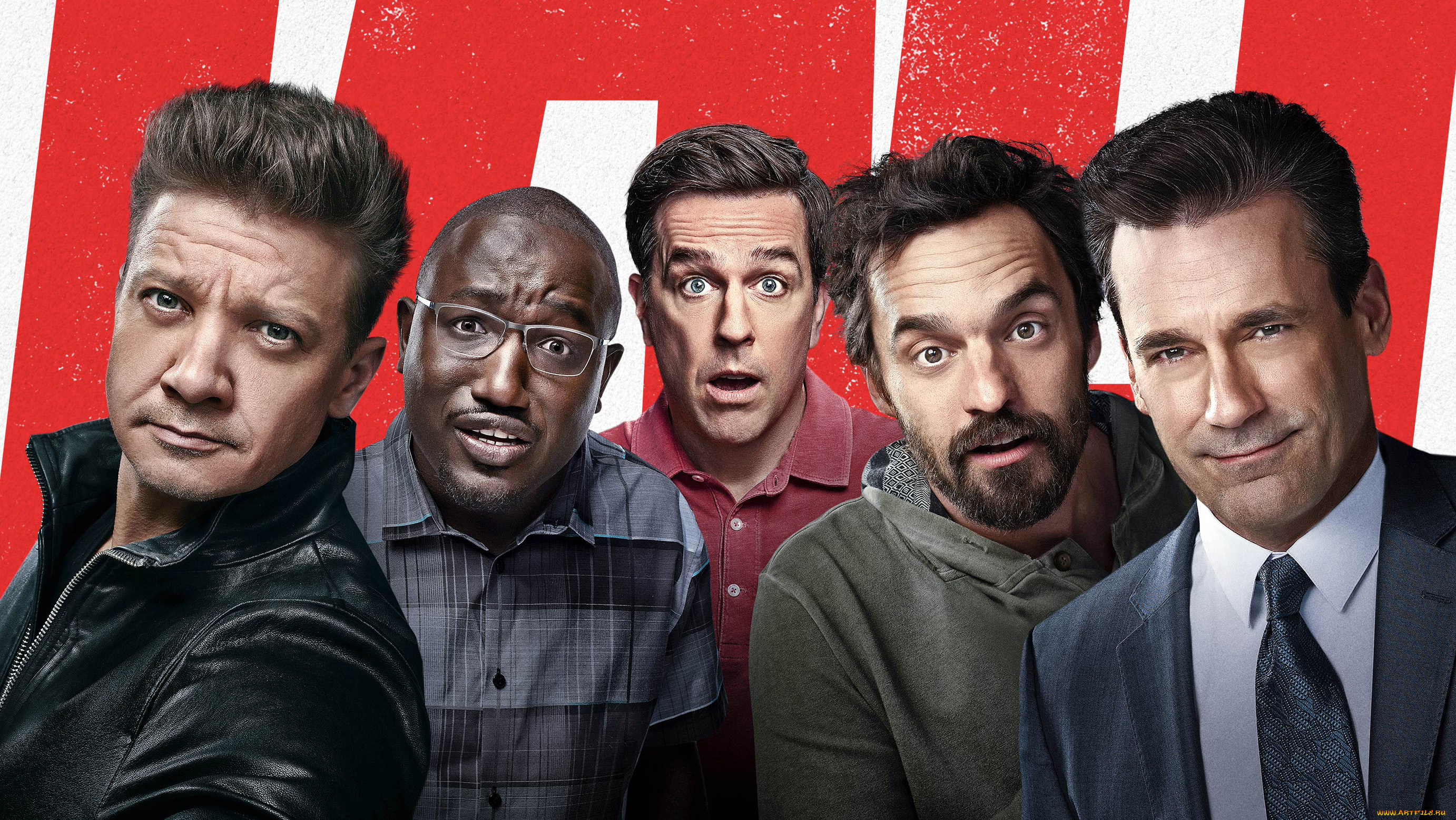 ты, водишь, 2018, кино, фильмы, tag, джереми, pеннер, джейк, джонсон, джон, хэмм, комедия, постер