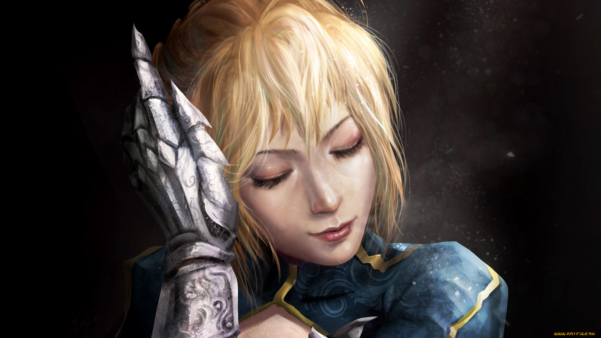 аниме, fate, zero, девушка