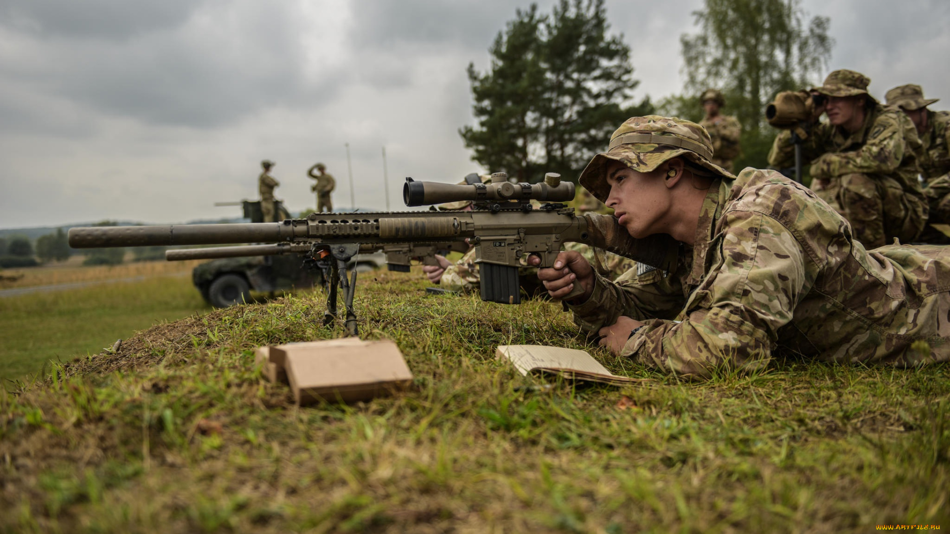 оружие, армия, спецназ, soldat-snaiper-oruzhie