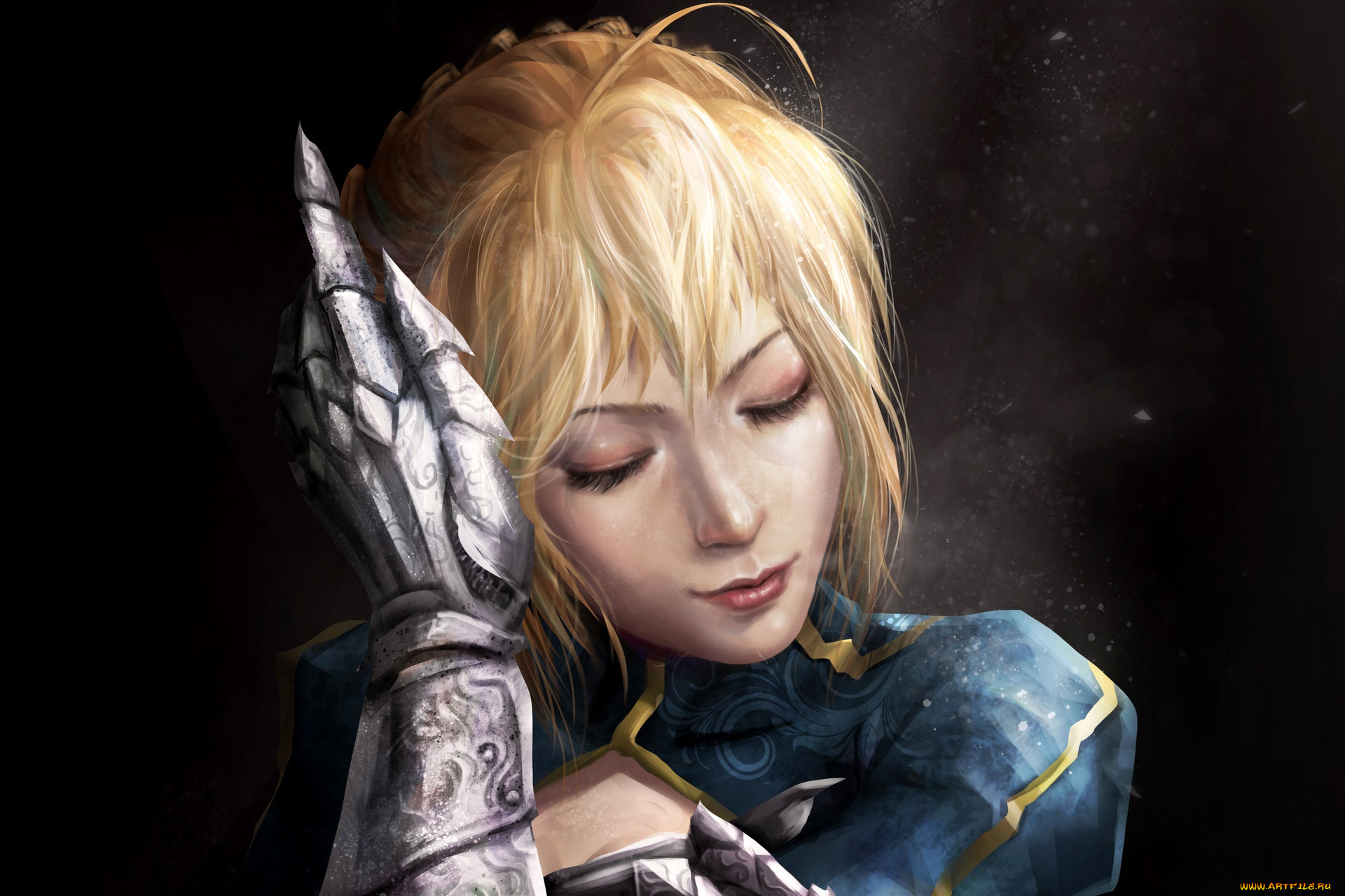 аниме, fate, zero, девушка