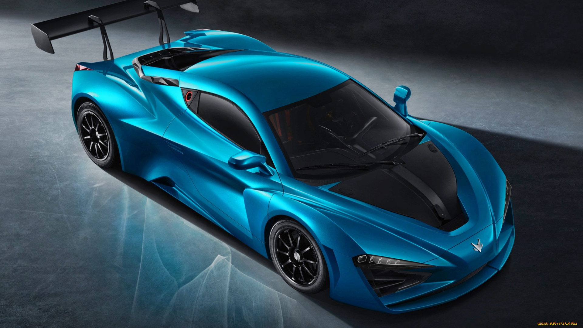 2021, arcfox-gt, race, edition, автомобили, -unsort, arcfox, gt, race, edition, 2021, гиперкар, вид, спереди, синий, спортивное, купе, новый, суперкар
