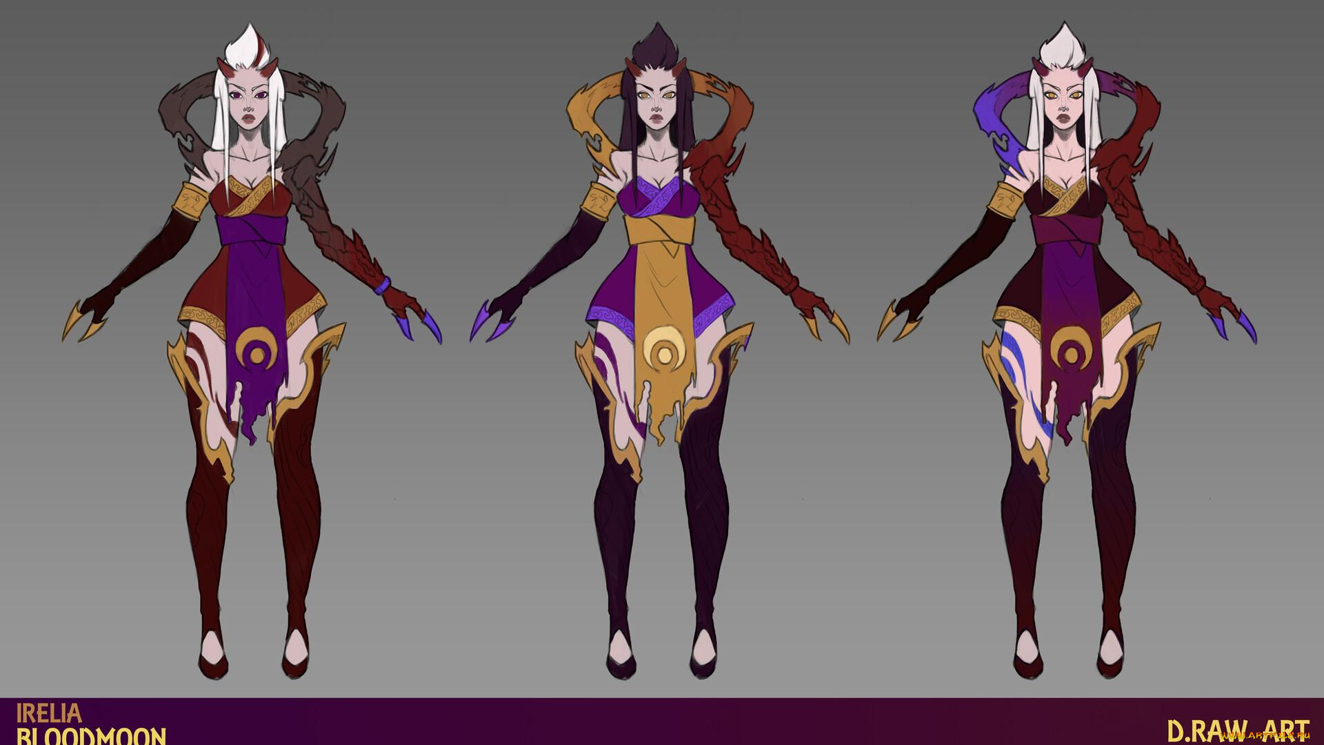 видео, игры, league, of, legends, irelia, образы