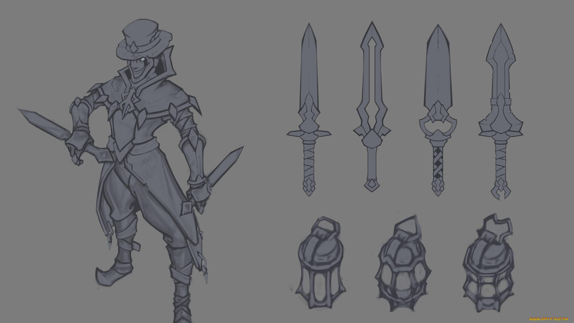 видео, игры, league, of, legends, персонаж, оружие, shaco