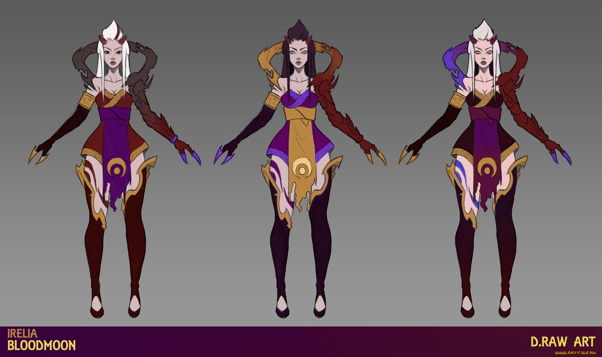 видео, игры, league, of, legends, irelia, образы