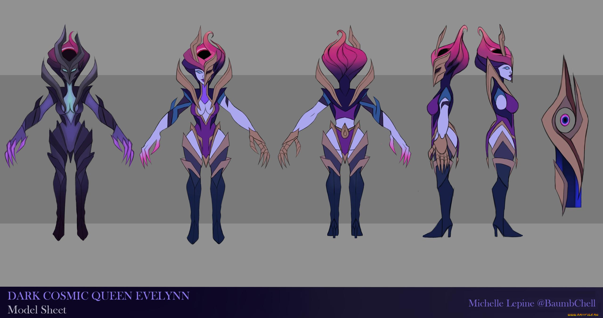 видео, игры, league, of, legends, evelynn, образы, ракурсы