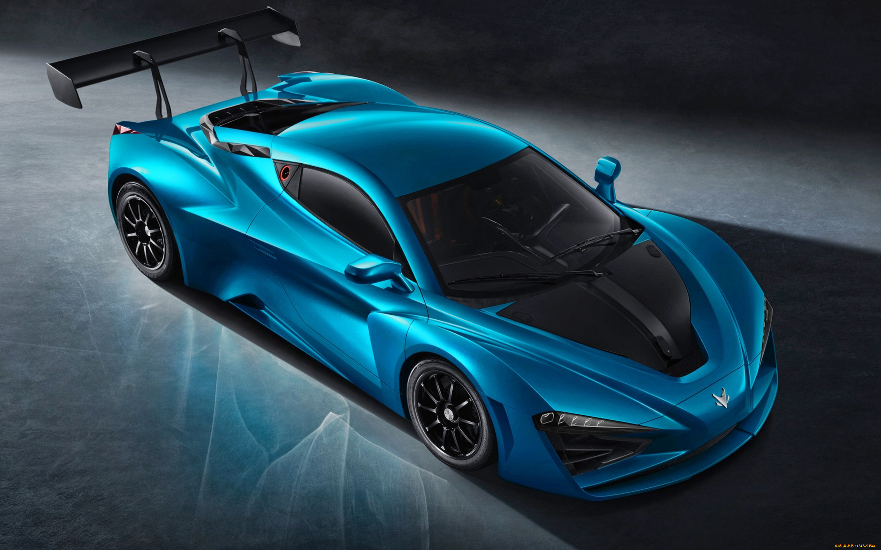 2021, arcfox-gt, race, edition, автомобили, -unsort, arcfox, gt, race, edition, 2021, гиперкар, вид, спереди, синий, спортивное, купе, новый, суперкар
