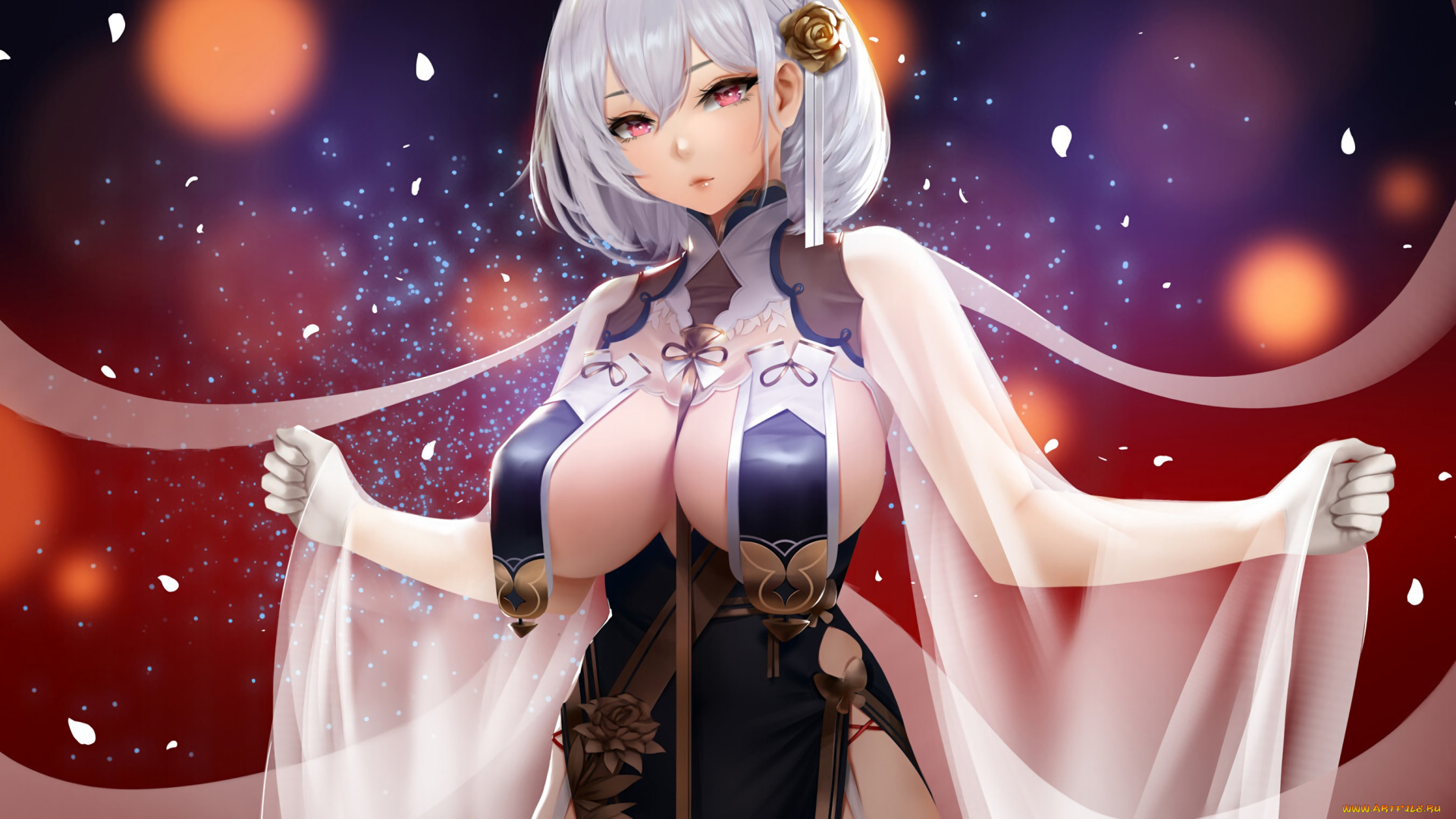 аниме, azur, lane, девушка, красивая, супер, секси, няша, нежная, классная, модница, лапочка, мадам