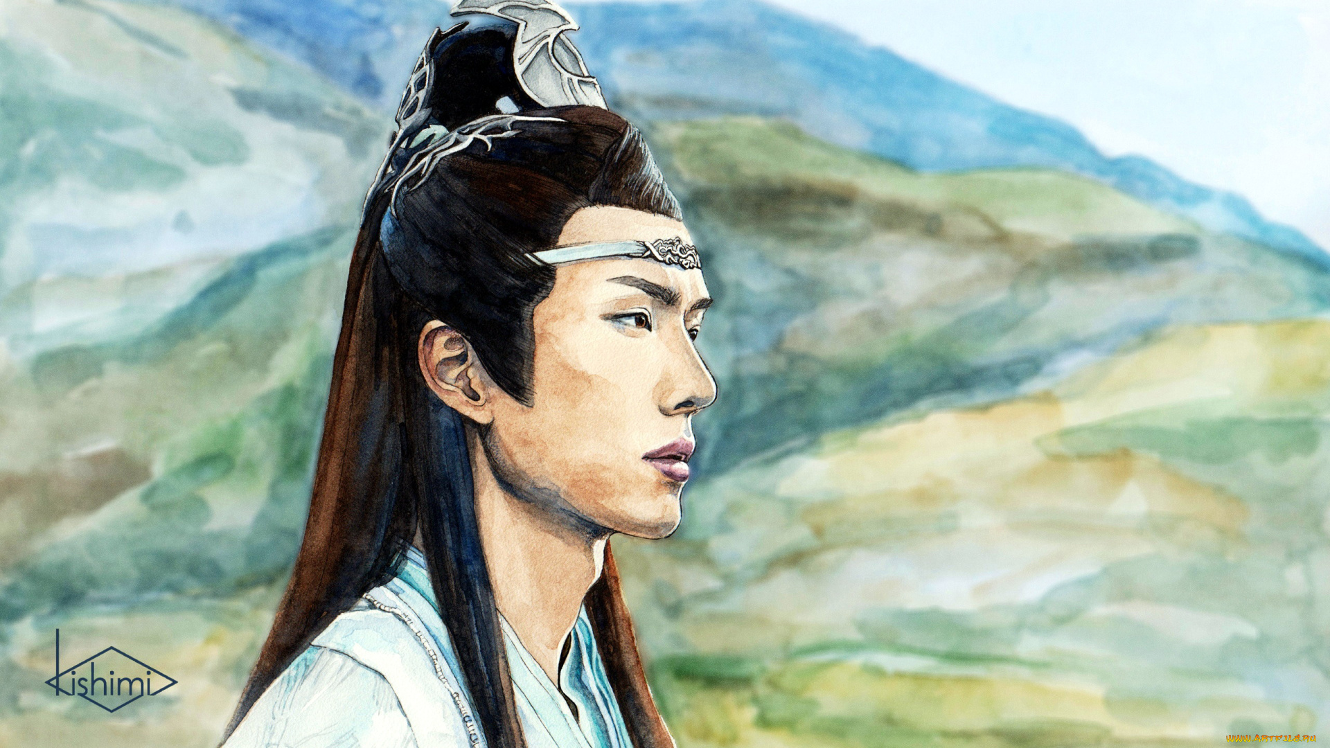 рисованное, кино, , мультфильмы, лань, ванцзи