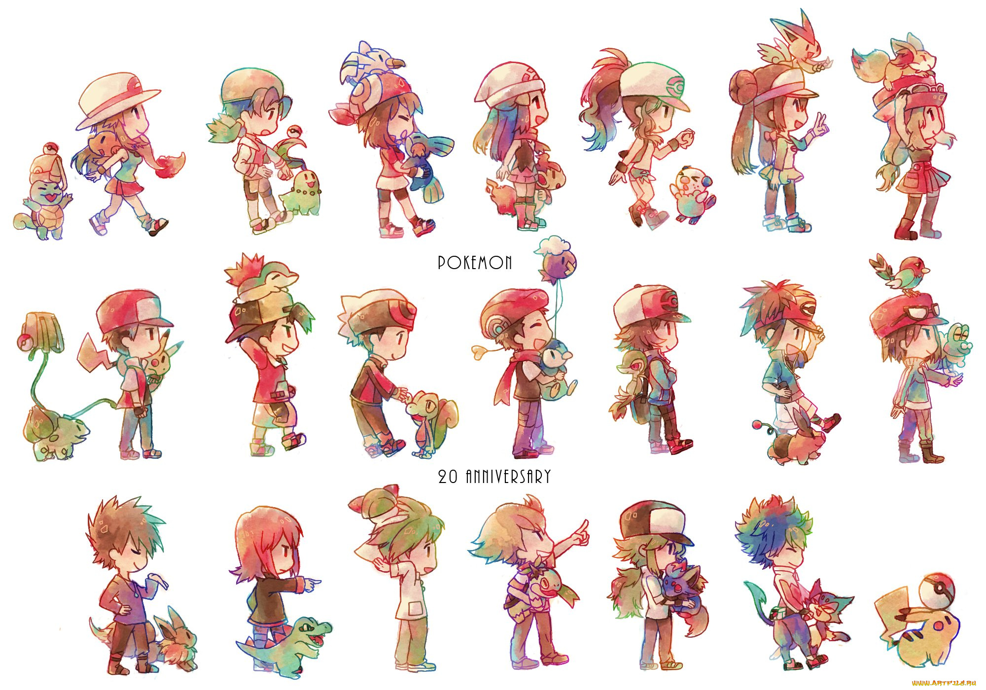 аниме, pokemon, покемон