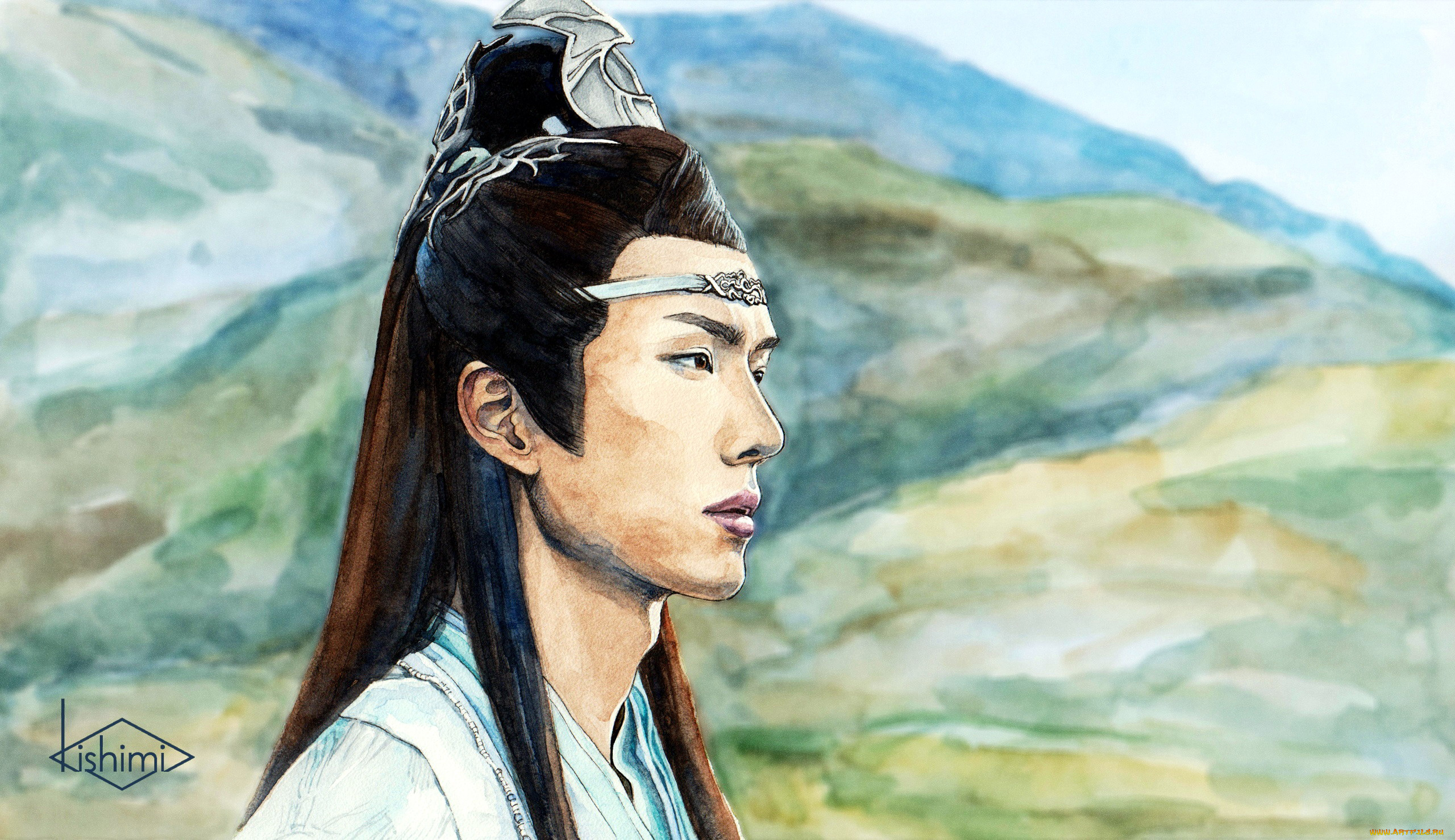 рисованное, кино, , мультфильмы, лань, ванцзи