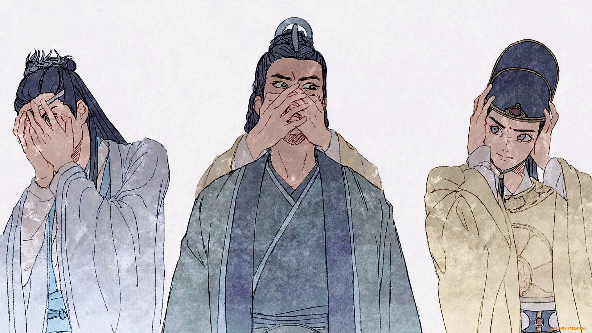 аниме, mo, dao, zu, shi, лань, сичень, цзинь, гуаньъяо, нэ, минцзюэ