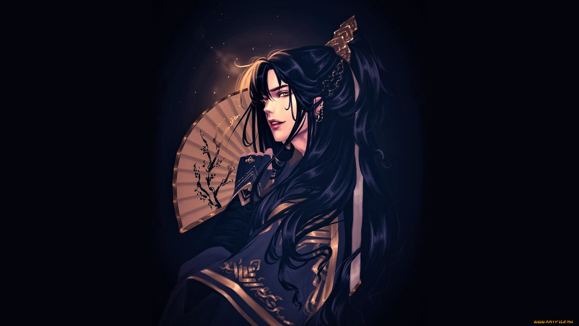 аниме, mo, dao, zu, shi, не, хуайсан, веер