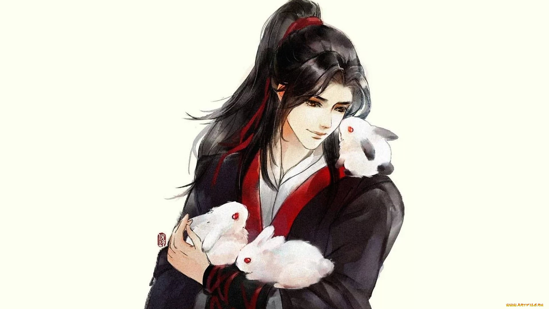 аниме, mo, dao, zu, shi, вэй, усянь, кролики