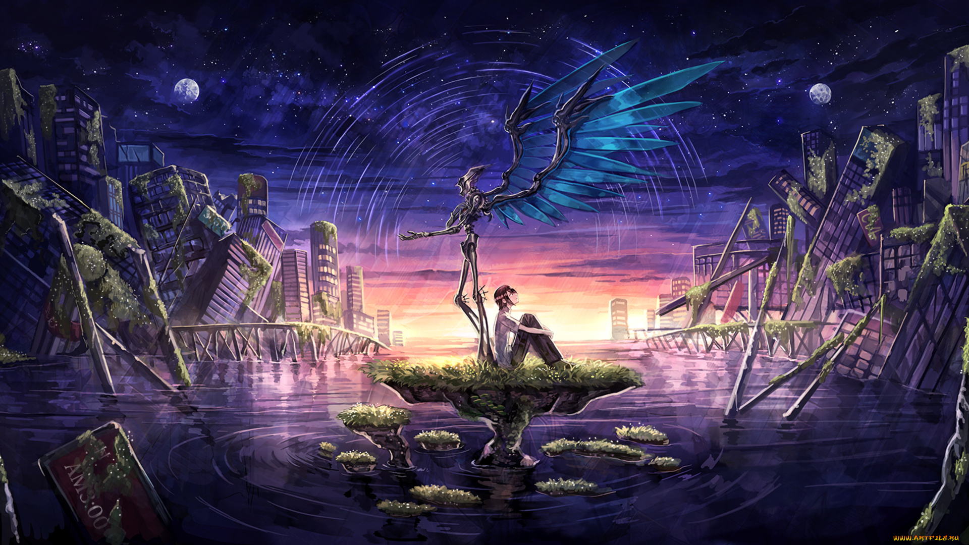 аниме, оружие, , техника, , технологии, post, apocalyptic