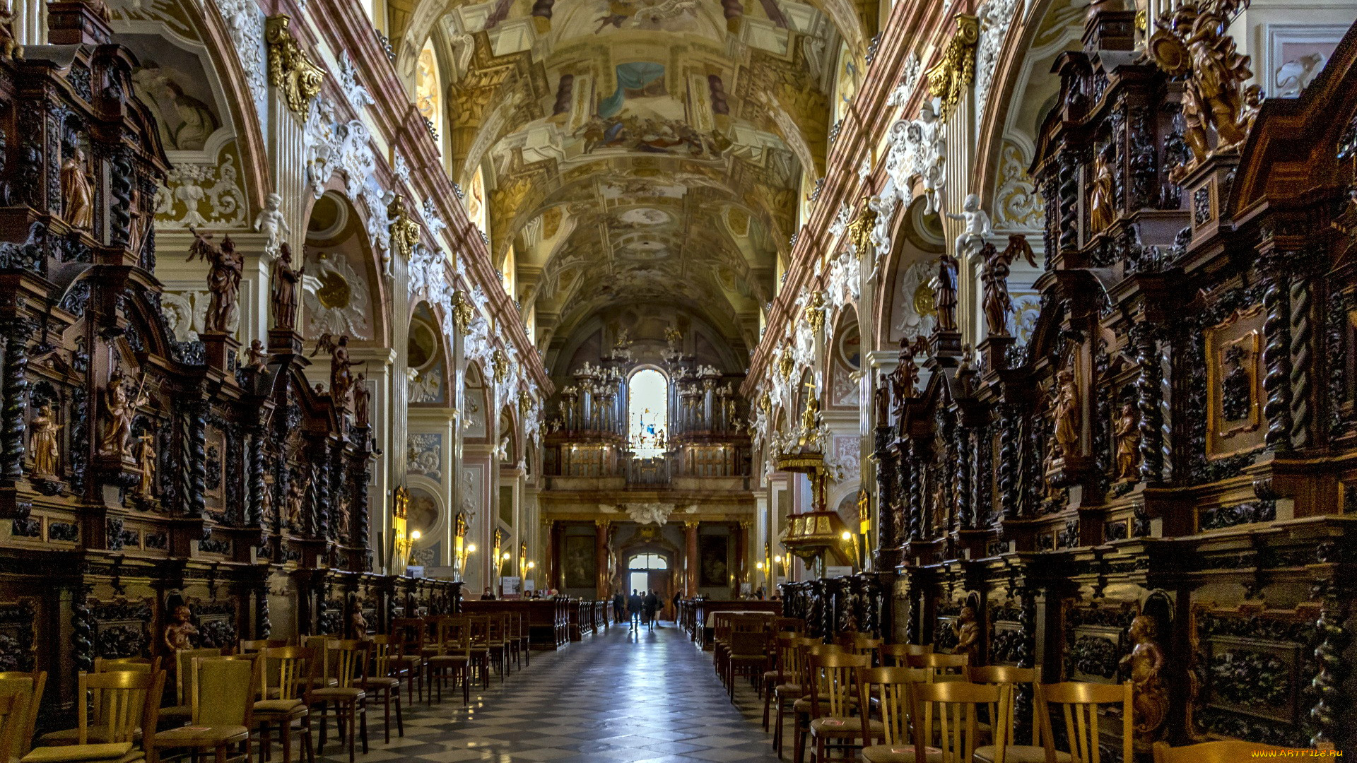 basilica, of, saint, cyrillus, and, methodius, velehrad, village, czech, republic, интерьер, убранство, , роспись, храма, basilica, of, saint, cyrillus, and, methodius, velehrad, village, czech, republic